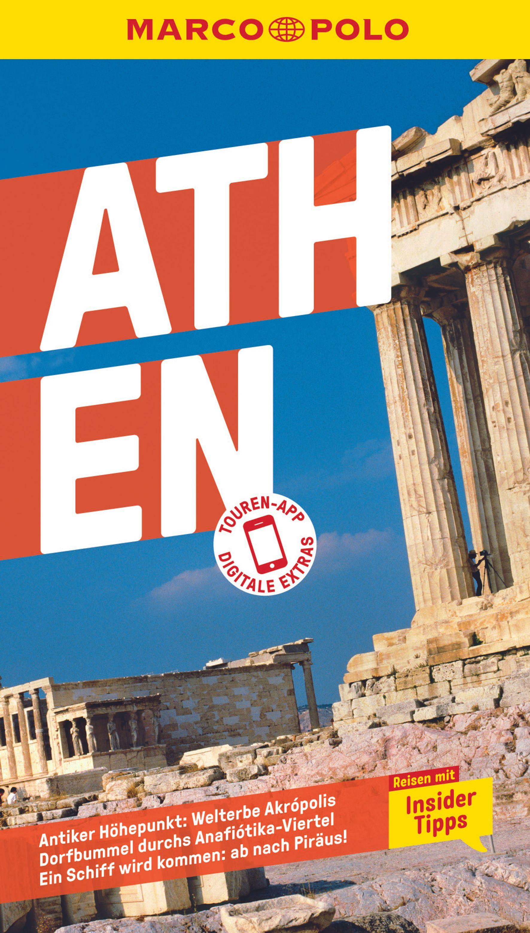 Vorderes Coverbild MARCO POLO Reiseführer Athen