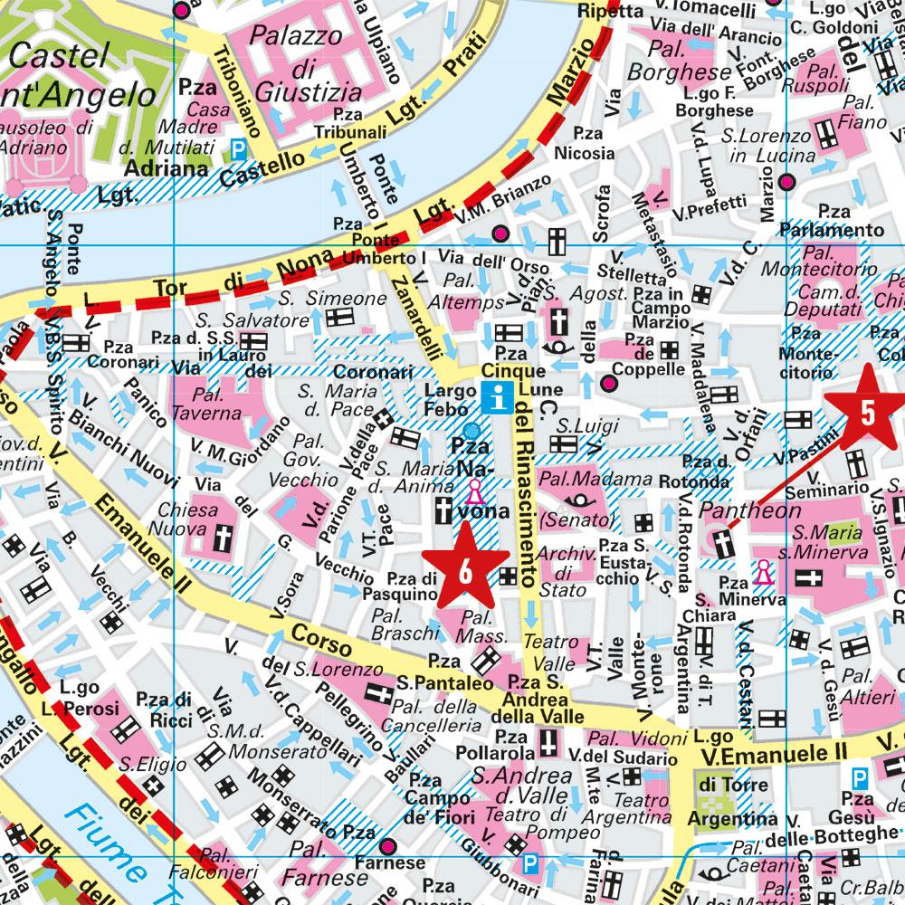 Beispielinhalt (Bild) MARCO POLO Cityplan Rom 1:12.000
