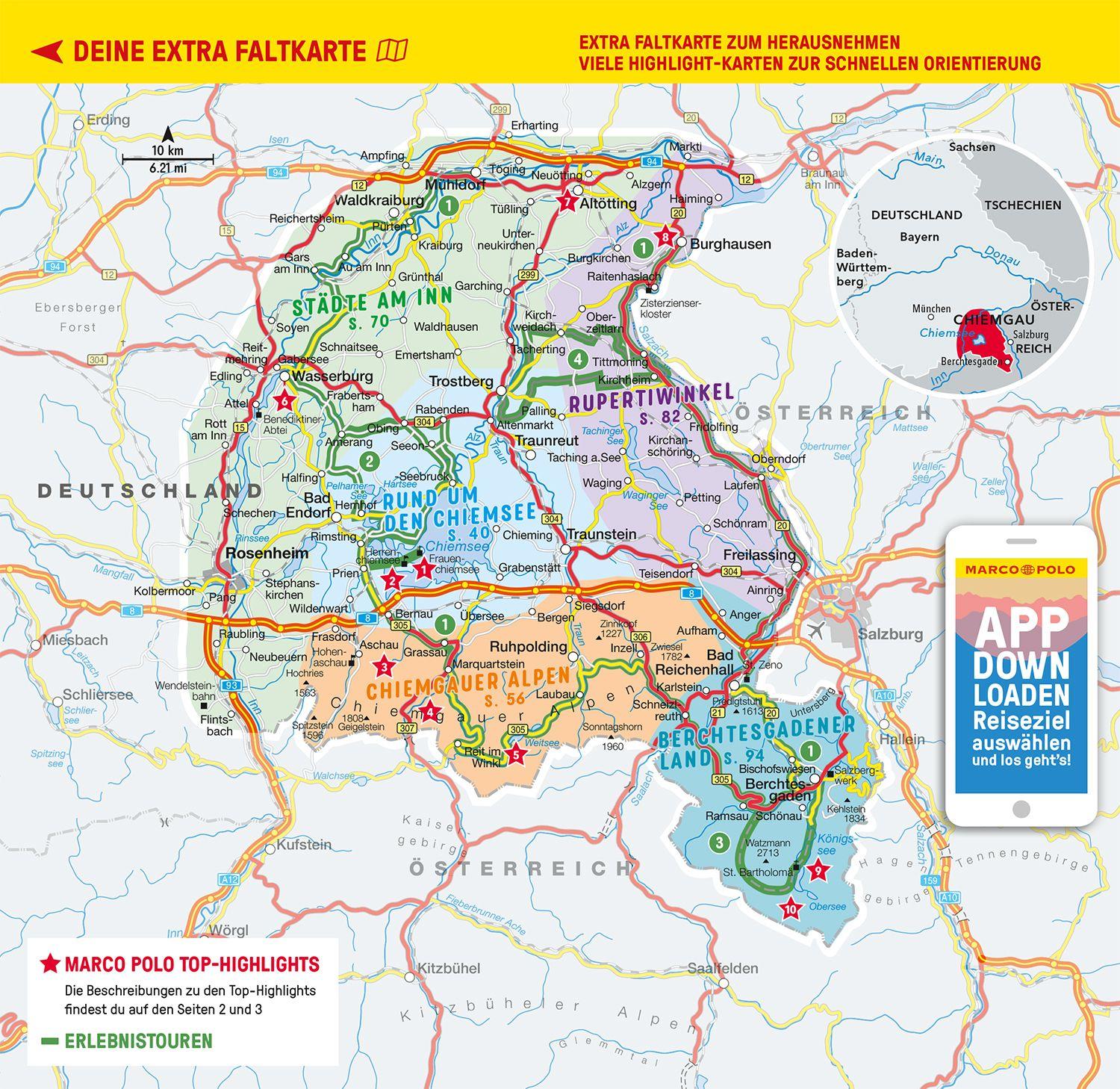 Beispielinhalt (Bild) MARCO POLO Reiseführer Chiemgau, Berchtesgadener Land