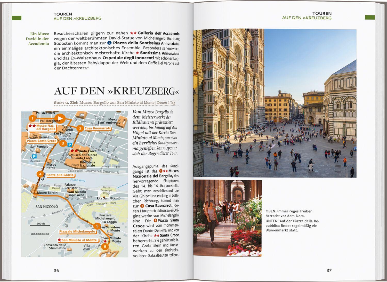 Beispielinhalt (Bild) Baedeker Reiseführer Florenz