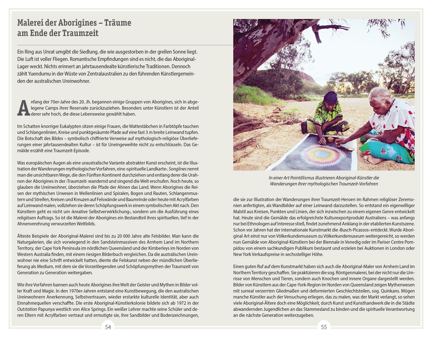 Beispielinhalt (Bild) DUMONT Reise-Handbuch Reiseführer Australien, Der Osten und Tasmanien