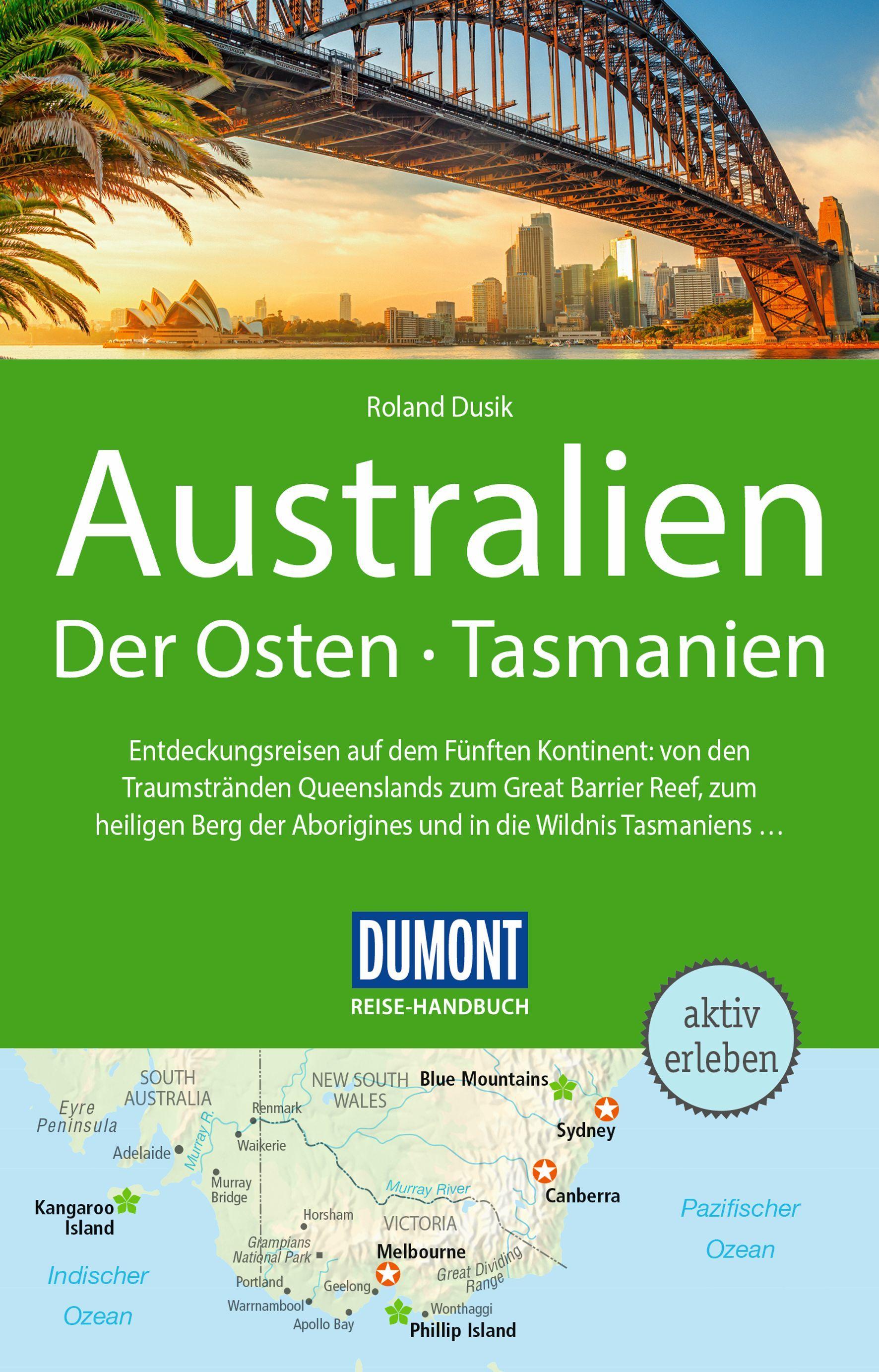 Vorderes Coverbild DUMONT Reise-Handbuch Reiseführer Australien, Der Osten und Tasmanien