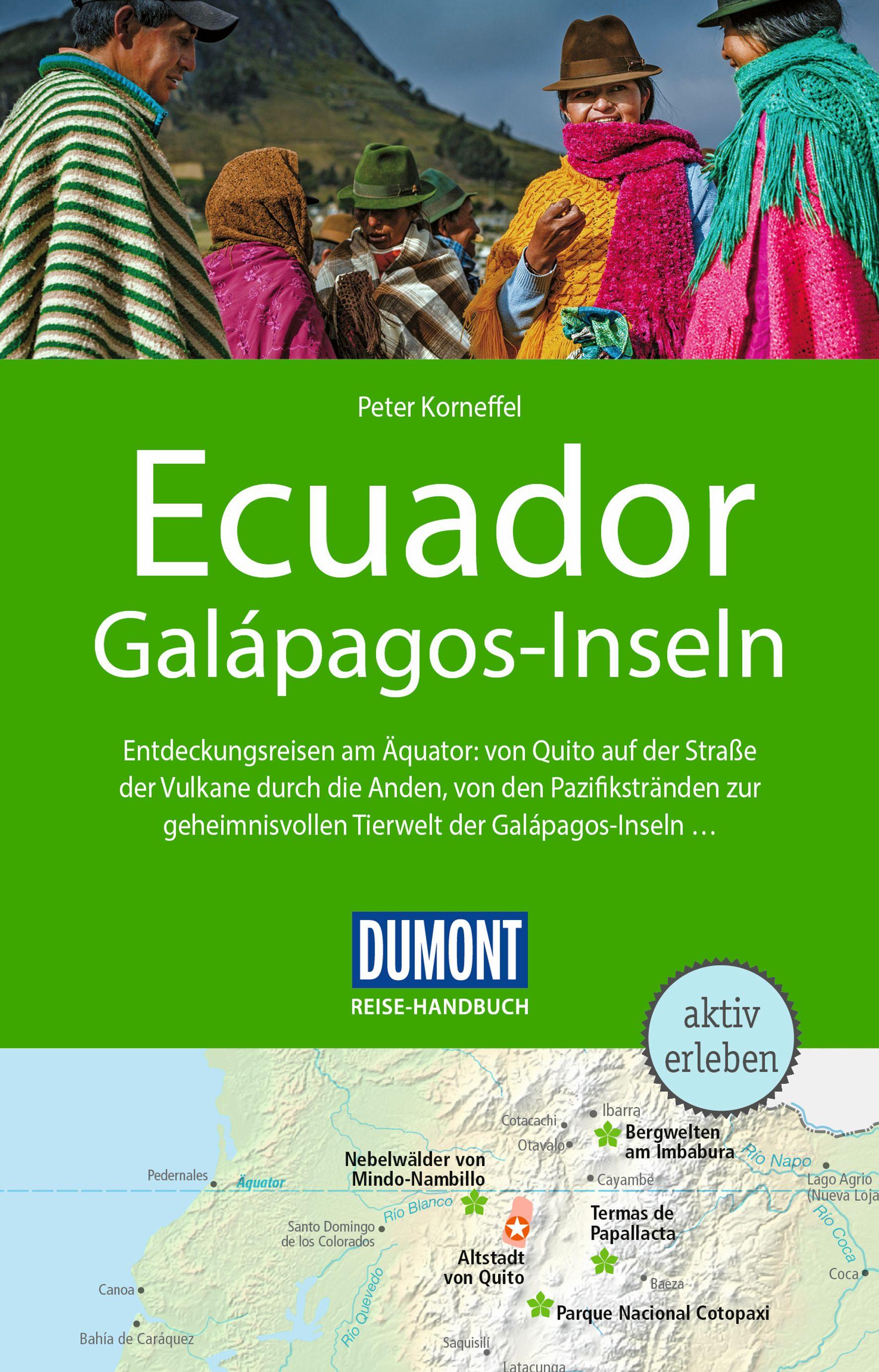 Vorderes Coverbild DUMONT Reise-Handbuch Reiseführer Ecuador, Galápagos-Inseln
