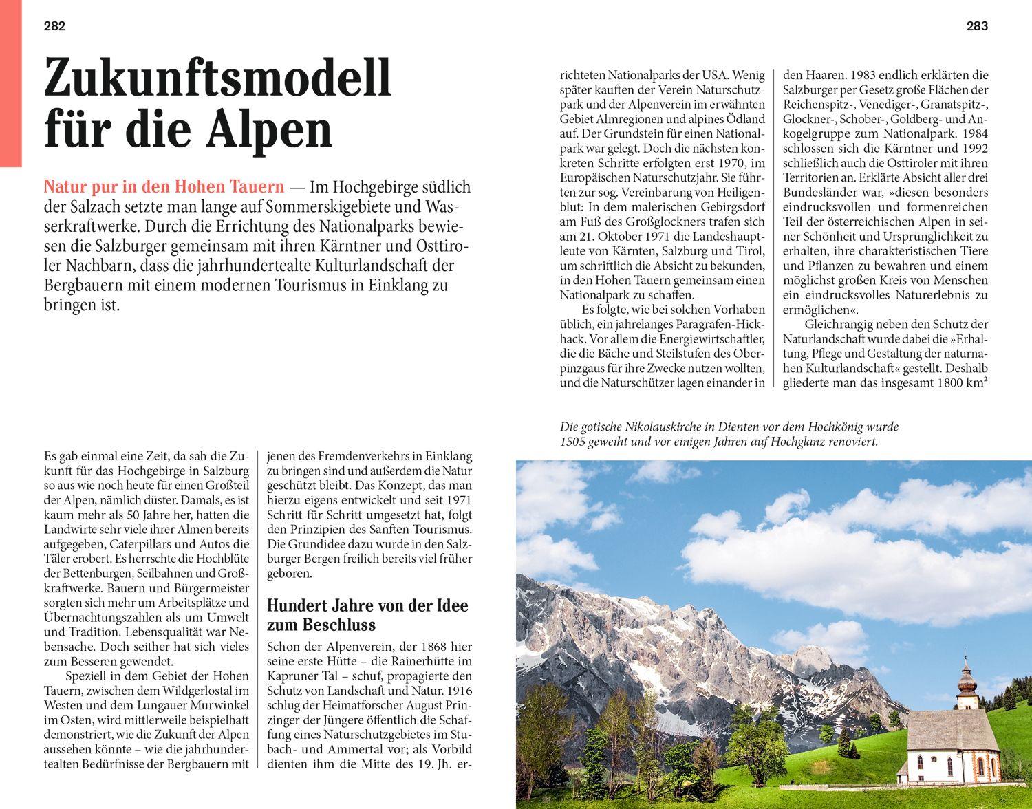 Beispielinhalt (Bild) DUMONT Reise-Taschenbuch Reiseführer Salzburg, Salzburger Land, Salzkammergut