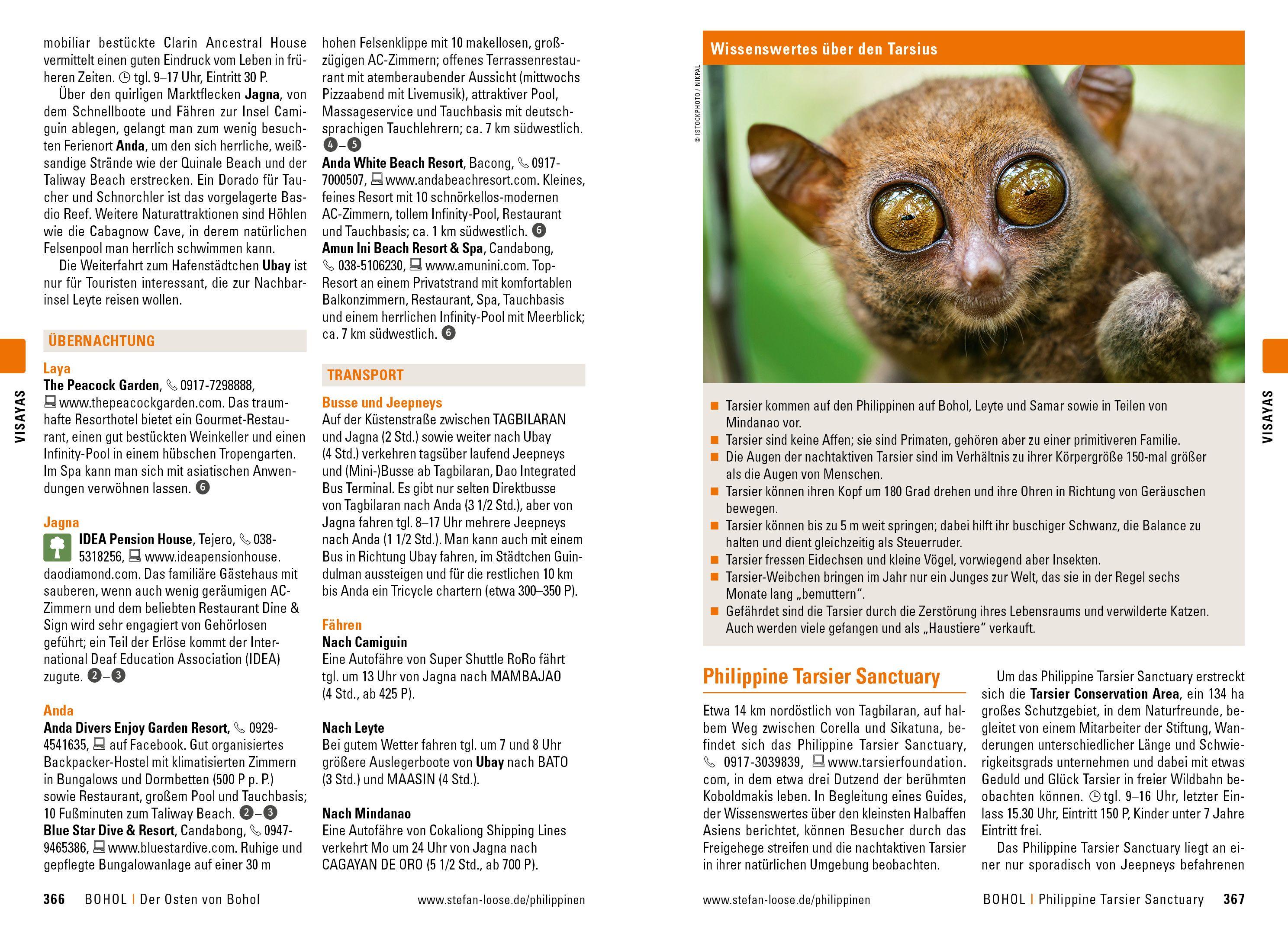 Beispielinhalt (Bild) Stefan Loose Reiseführer Philippinen
