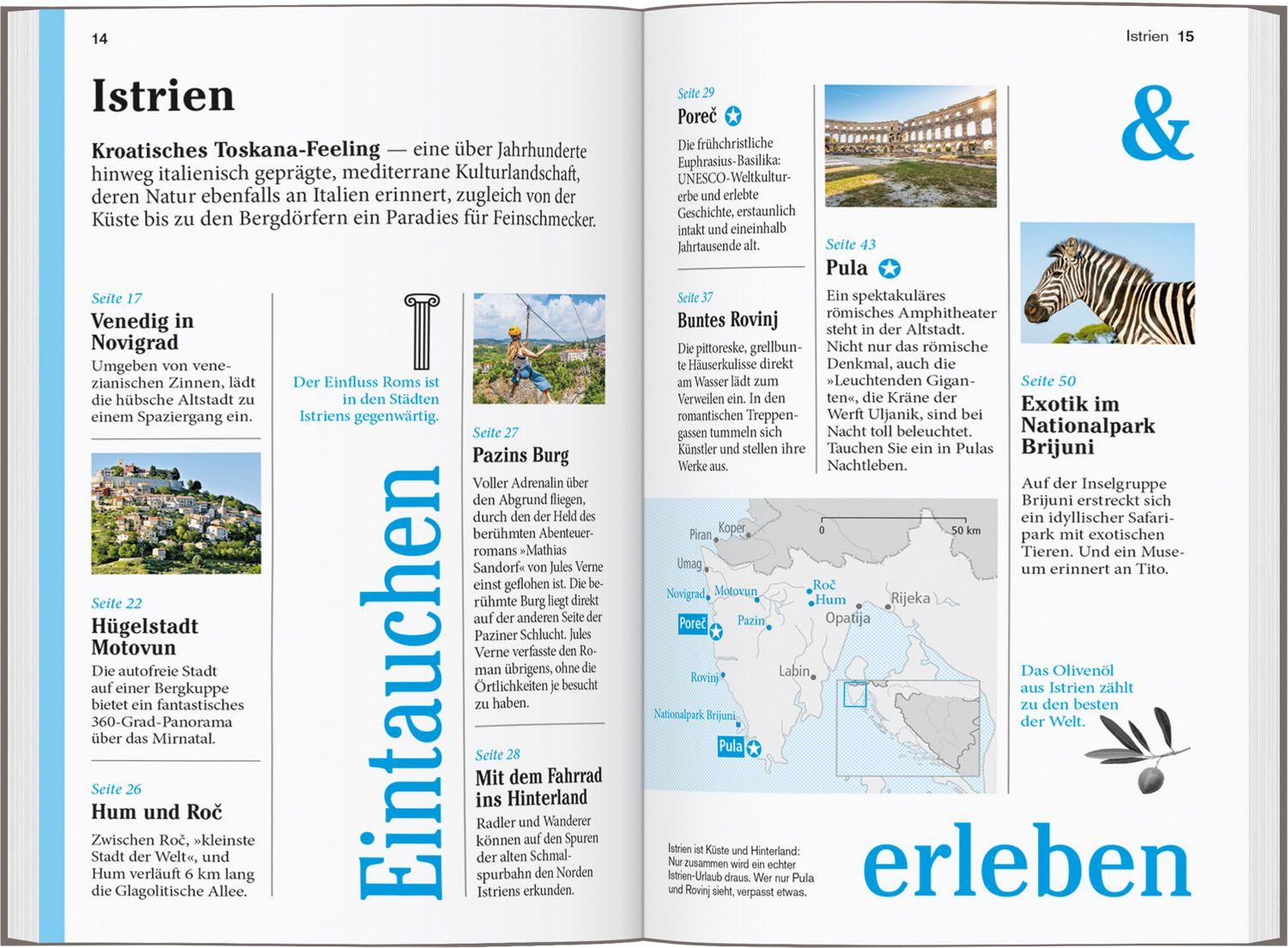 Beispielinhalt (Bild) DUMONT Reise-Taschenbuch Reiseführer Kroatische Adriaküste