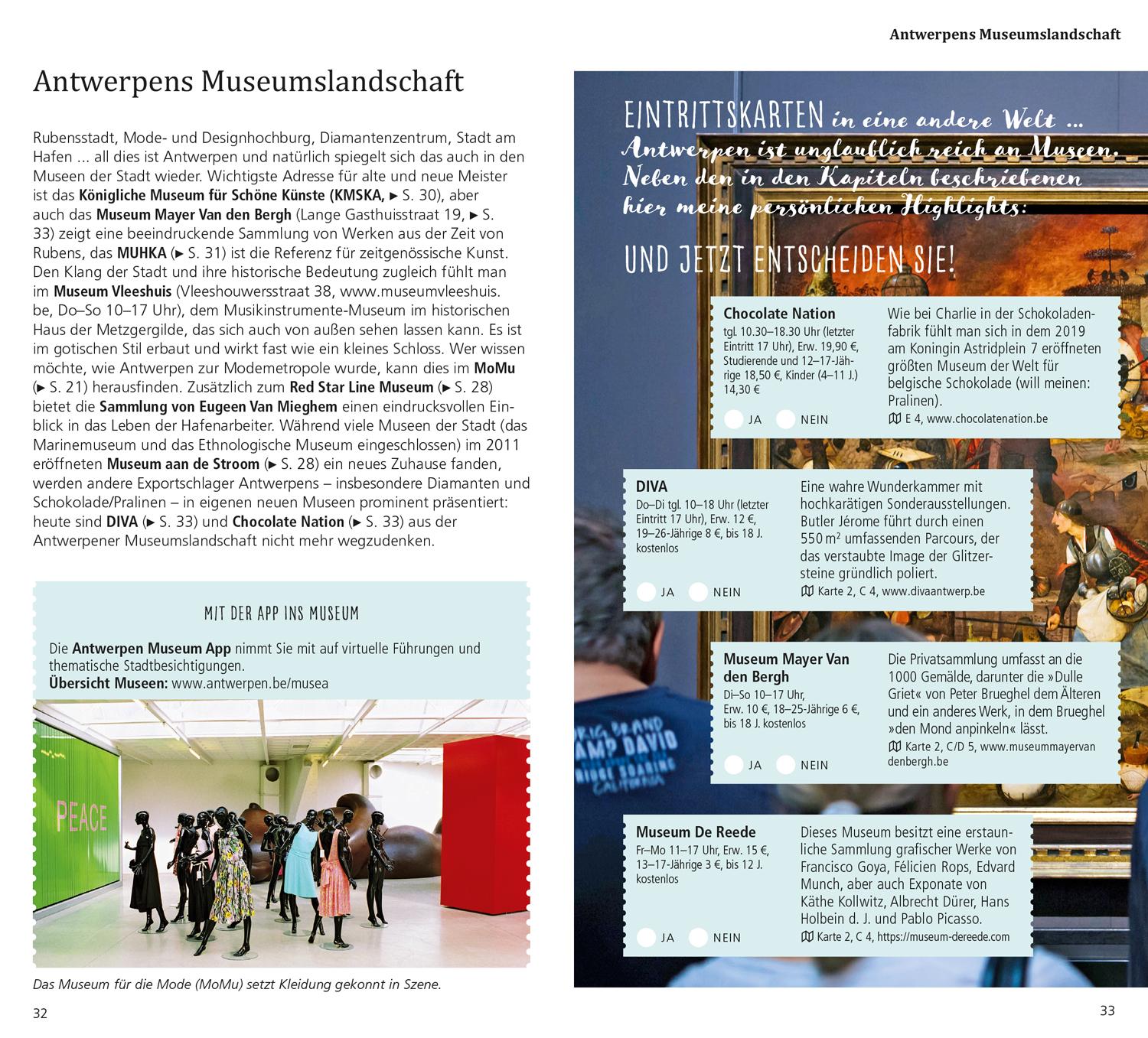 Beispielinhalt (Bild) DUMONT direkt Reiseführer Antwerpen, Gent, Brügge