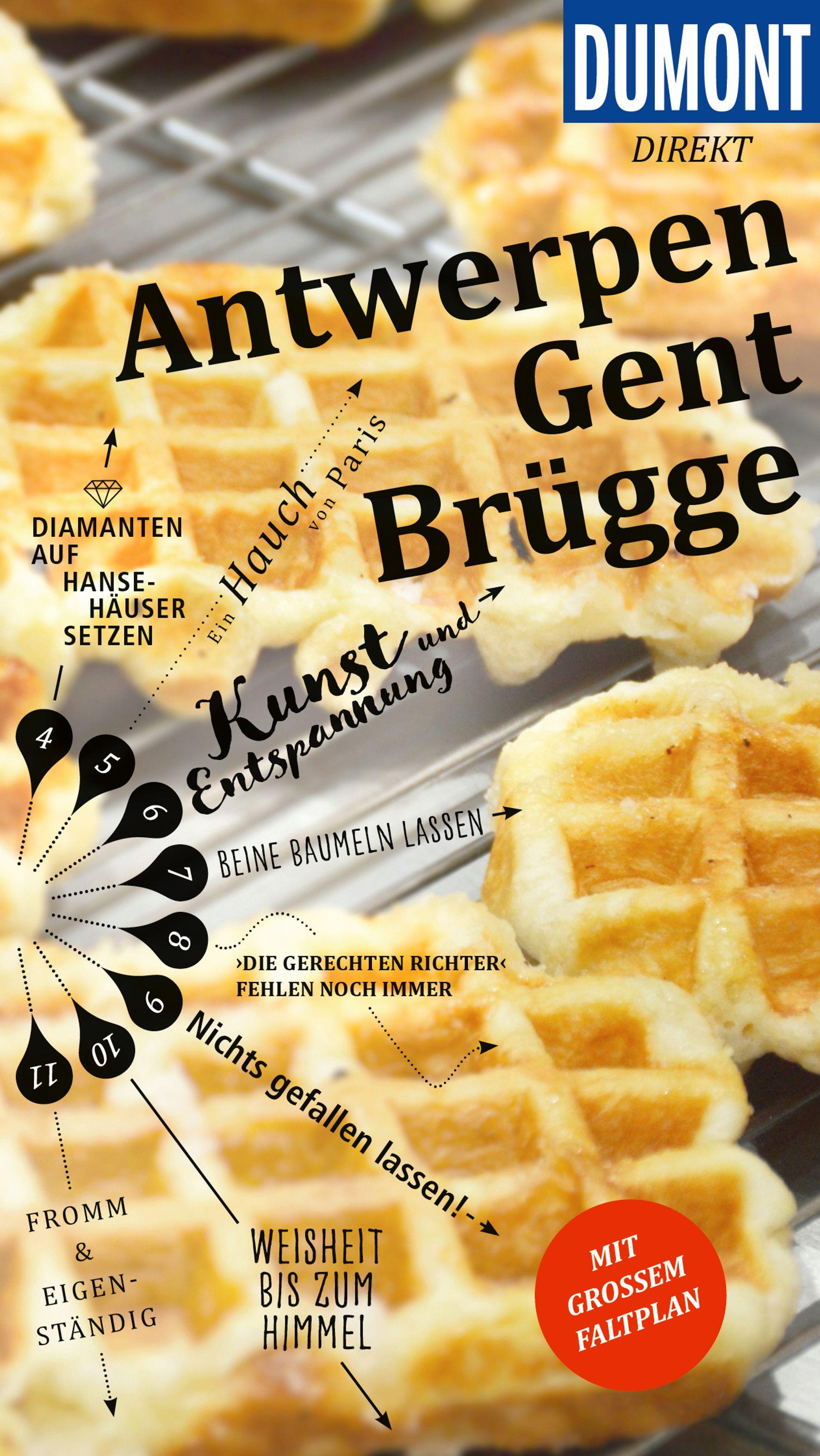 Vorderes Coverbild DUMONT direkt Reiseführer Antwerpen, Gent, Brügge