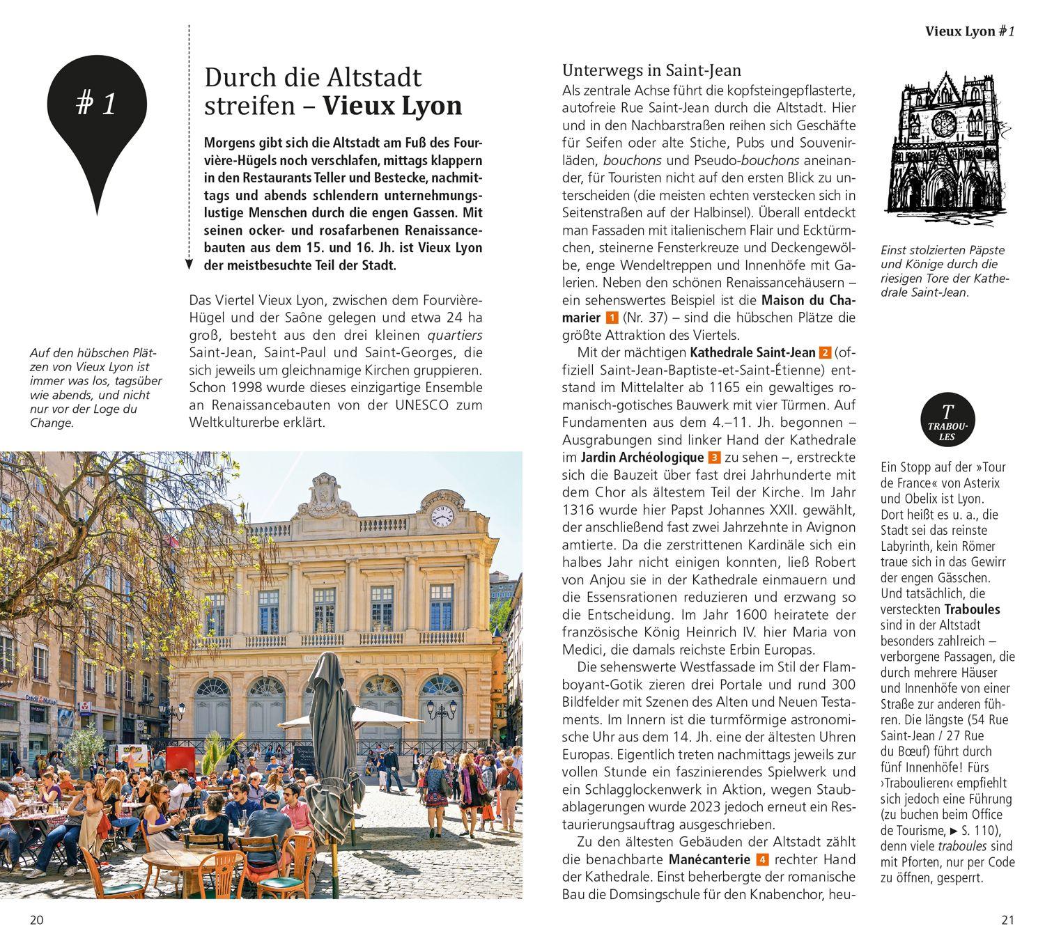 Beispielinhalt (Bild) DUMONT direkt Reiseführer Lyon