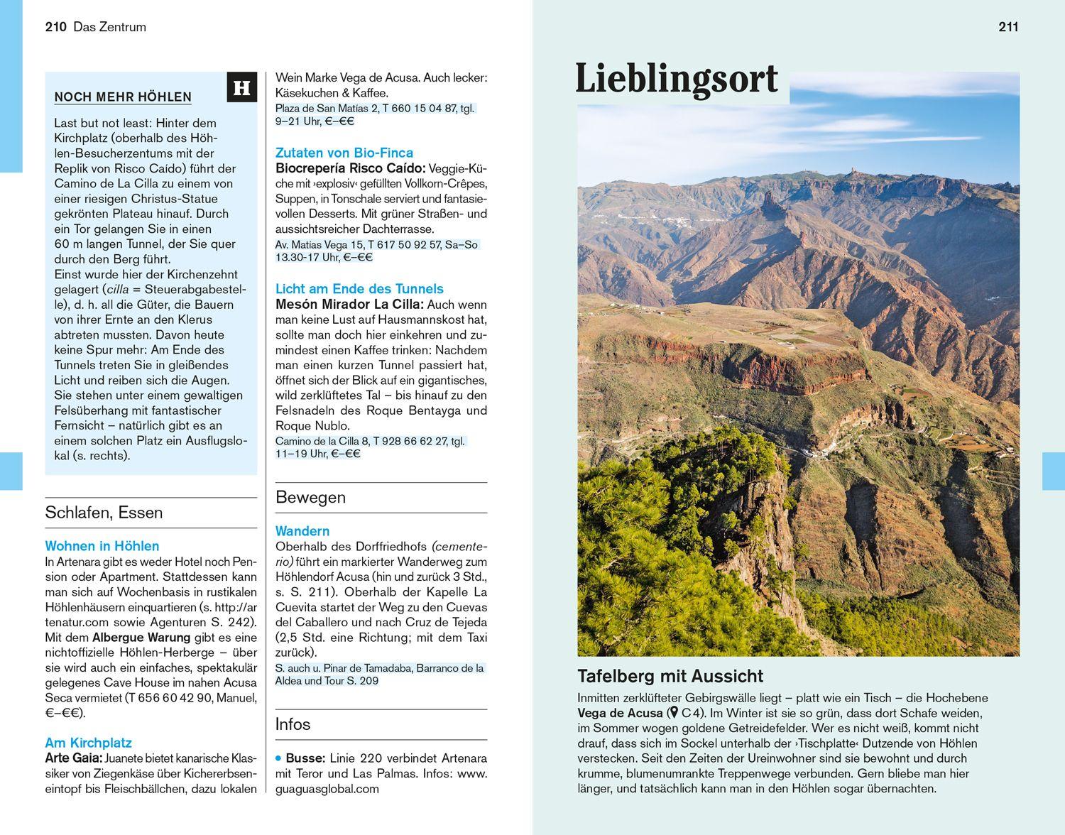 Beispielinhalt (Bild) DUMONT Reise-Taschenbuch Reiseführer Gran Canaria