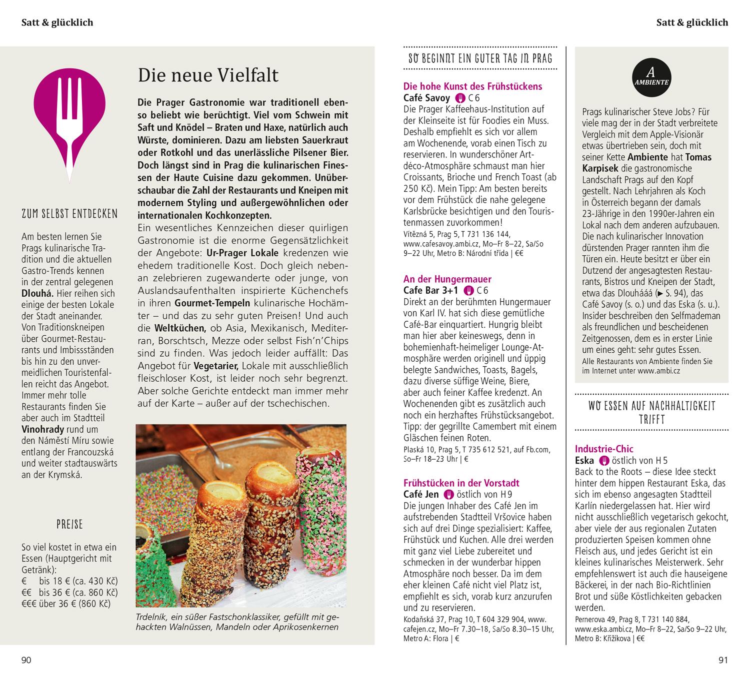 Beispielinhalt (Bild) DUMONT direkt Reiseführer Prag