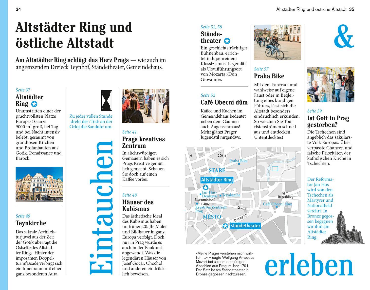 Beispielinhalt (Bild) DUMONT Reise-Taschenbuch Reiseführer Prag