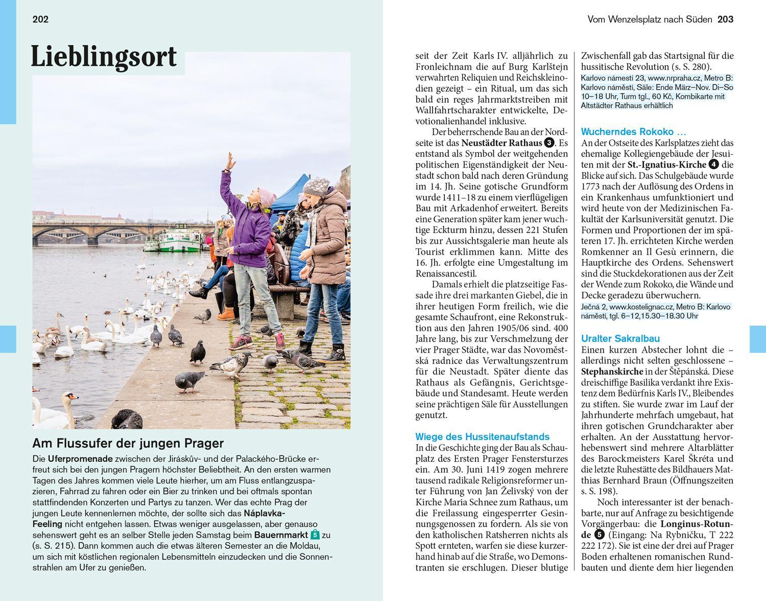 Beispielinhalt (Bild) DUMONT Reise-Taschenbuch Reiseführer Prag