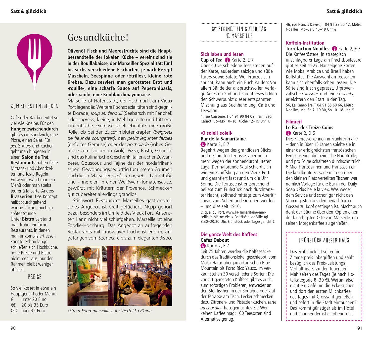 Beispielinhalt (Bild) DUMONT direkt Reiseführer Marseille