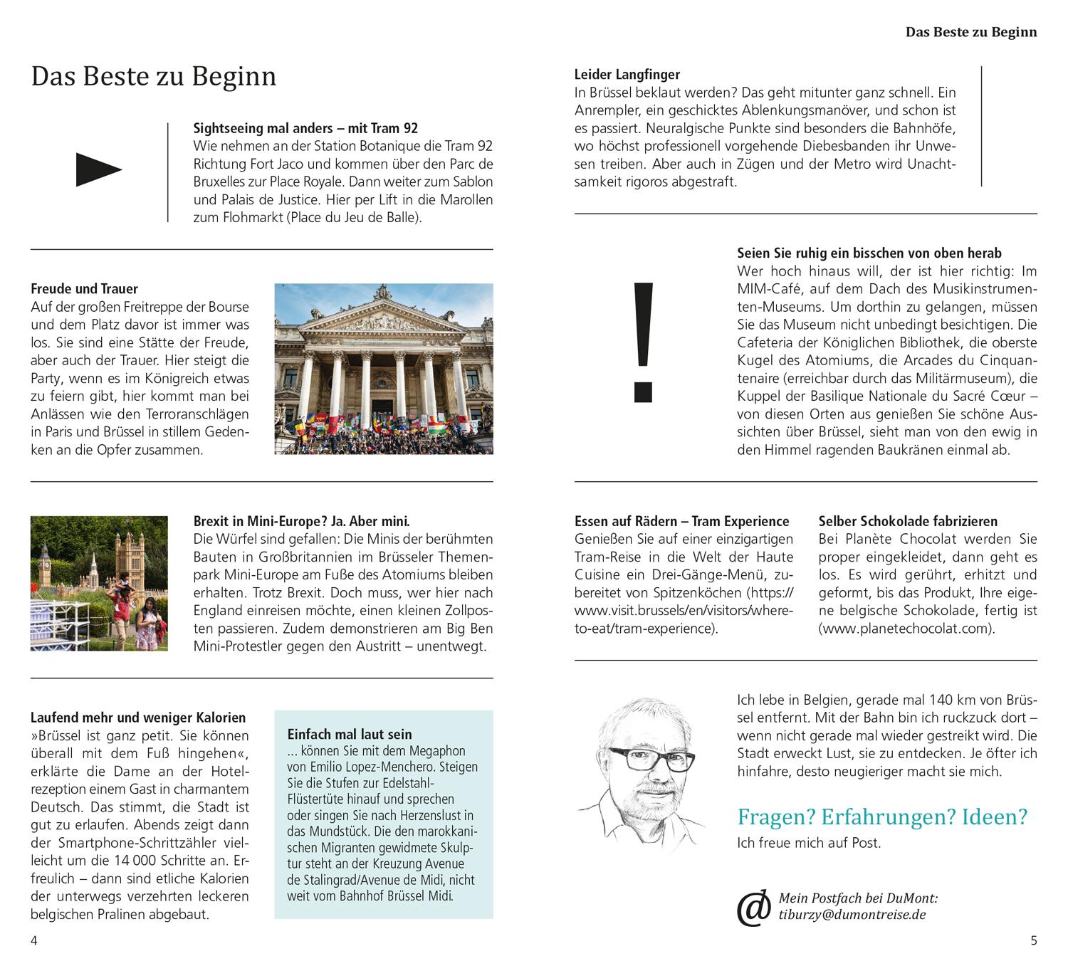 Beispielinhalt (Bild) DUMONT direkt Reiseführer Brüssel