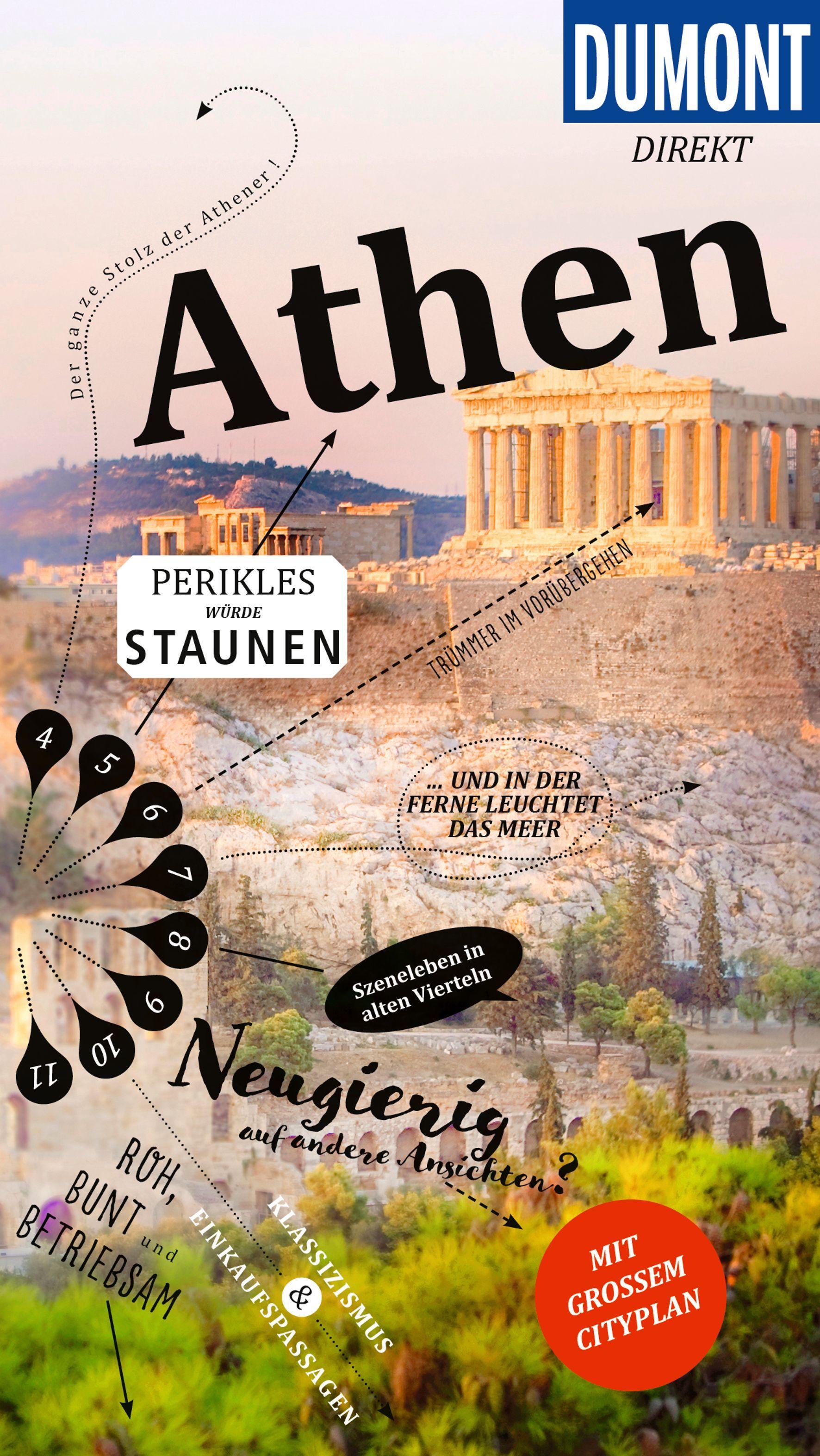 Vorderes Coverbild DUMONT direkt Reiseführer Athen