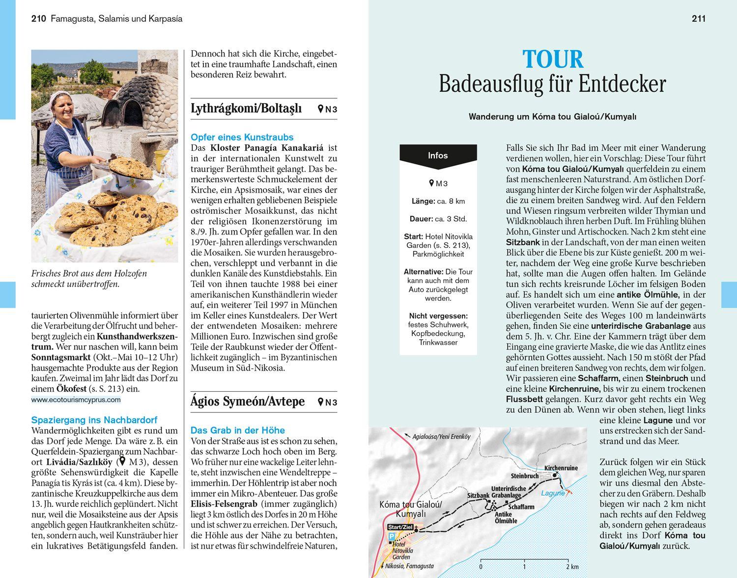 Beispielinhalt (Bild) DUMONT Reise-Taschenbuch Reiseführer Zypern