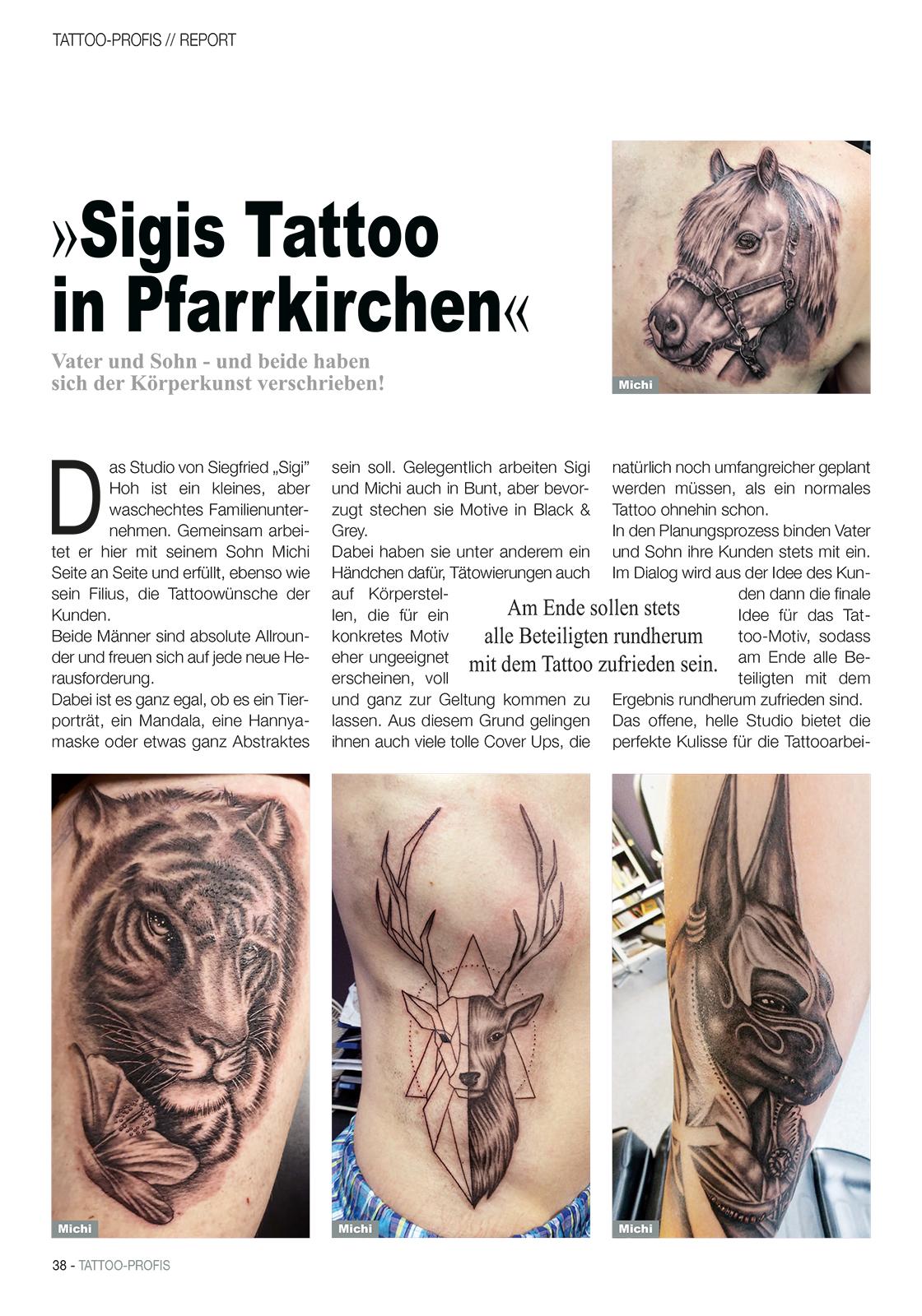Beispielinhalt (Bild) Tattoo Profis