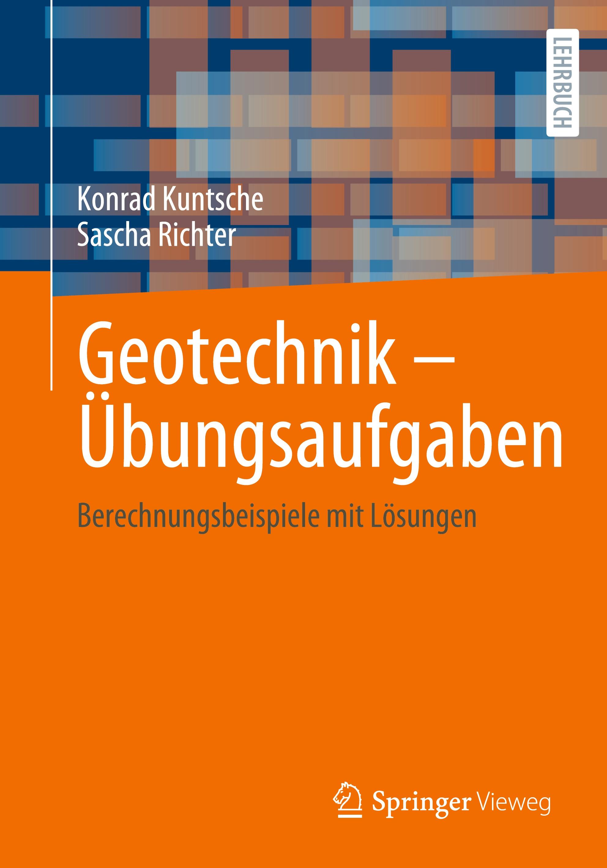Vorderes Coverbild Geotechnik - Übungsaufgaben