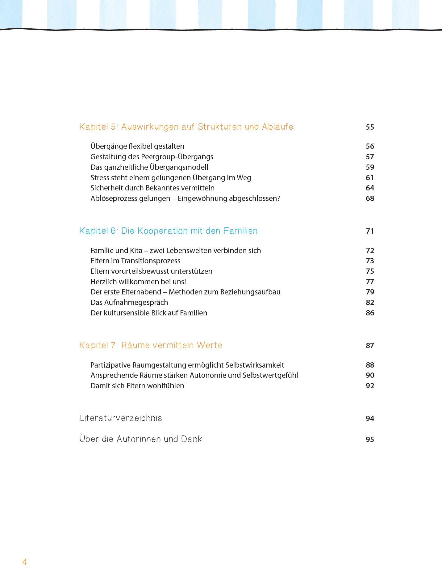 Beispielinhalt (Bild) Gut ankommen in Krippe und Kita