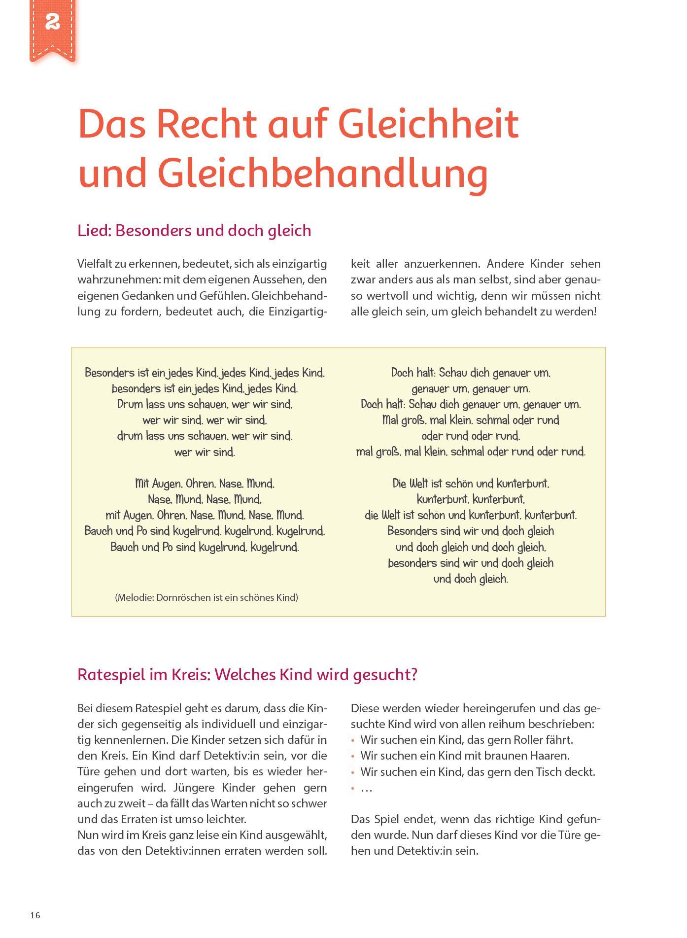 Beispielinhalt (Bild) Kinderrechte in der Kita-Praxis