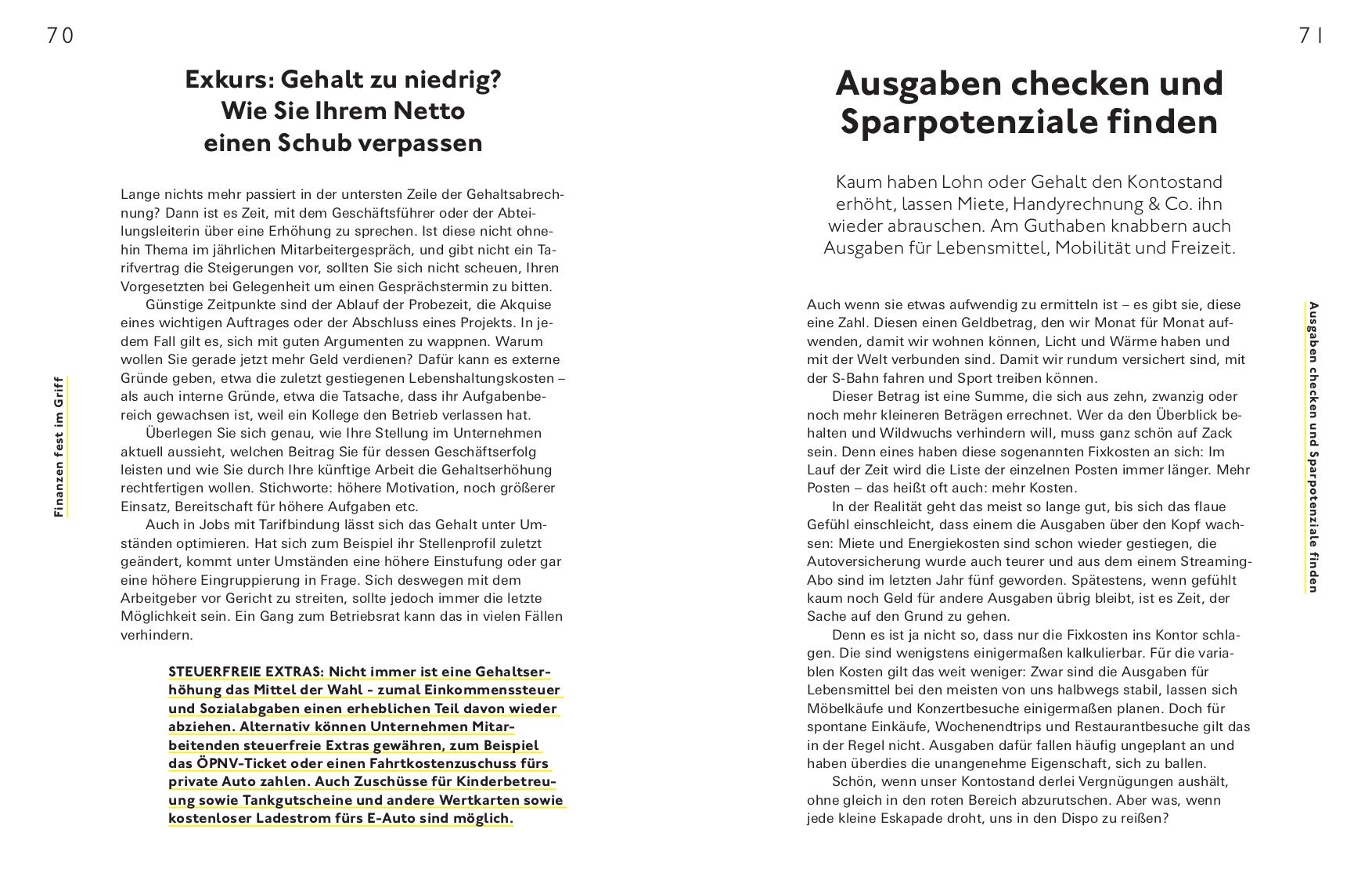 Beispielinhalt (Bild) Mehr Geld! Mit einem positiven Money Mindset zur finanziellen Freiheit
