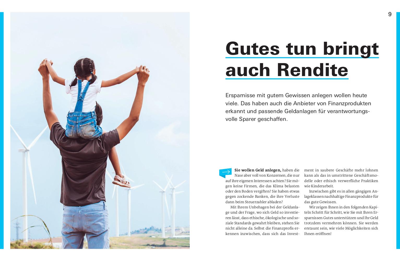 Beispielinhalt (Bild) Nachhaltig Geld anlegen