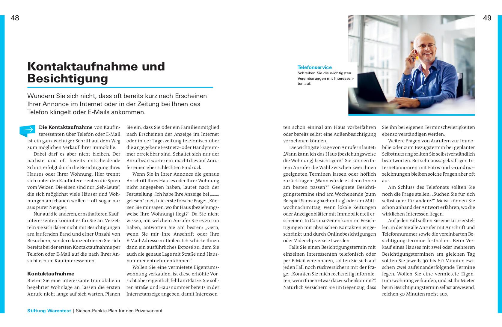 Beispielinhalt (Bild) Meine Immobilie erfolgreich verkaufen