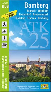 Vorderes Coverbild Bamberg (Amtliche Topographische Karte 1:25000)