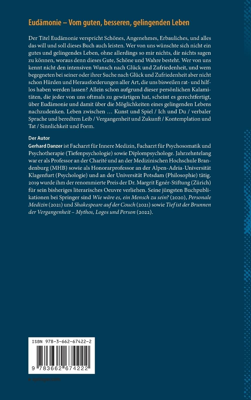 Rückseitencover Eudämonie - Vom guten, besseren, gelingenden Leben