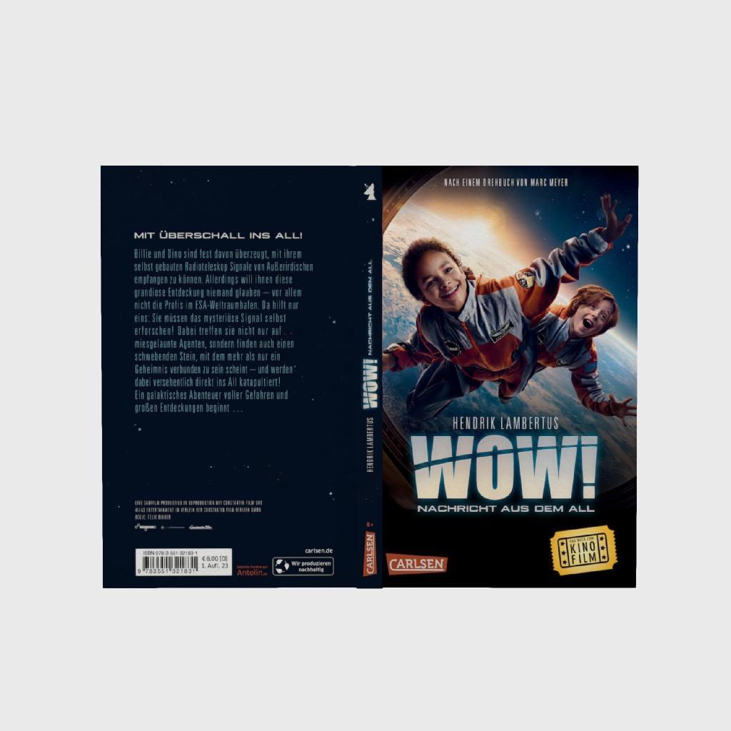 Beispielinhalt (Bild) WOW! Nachricht aus dem All (Das Buch zum Film)
