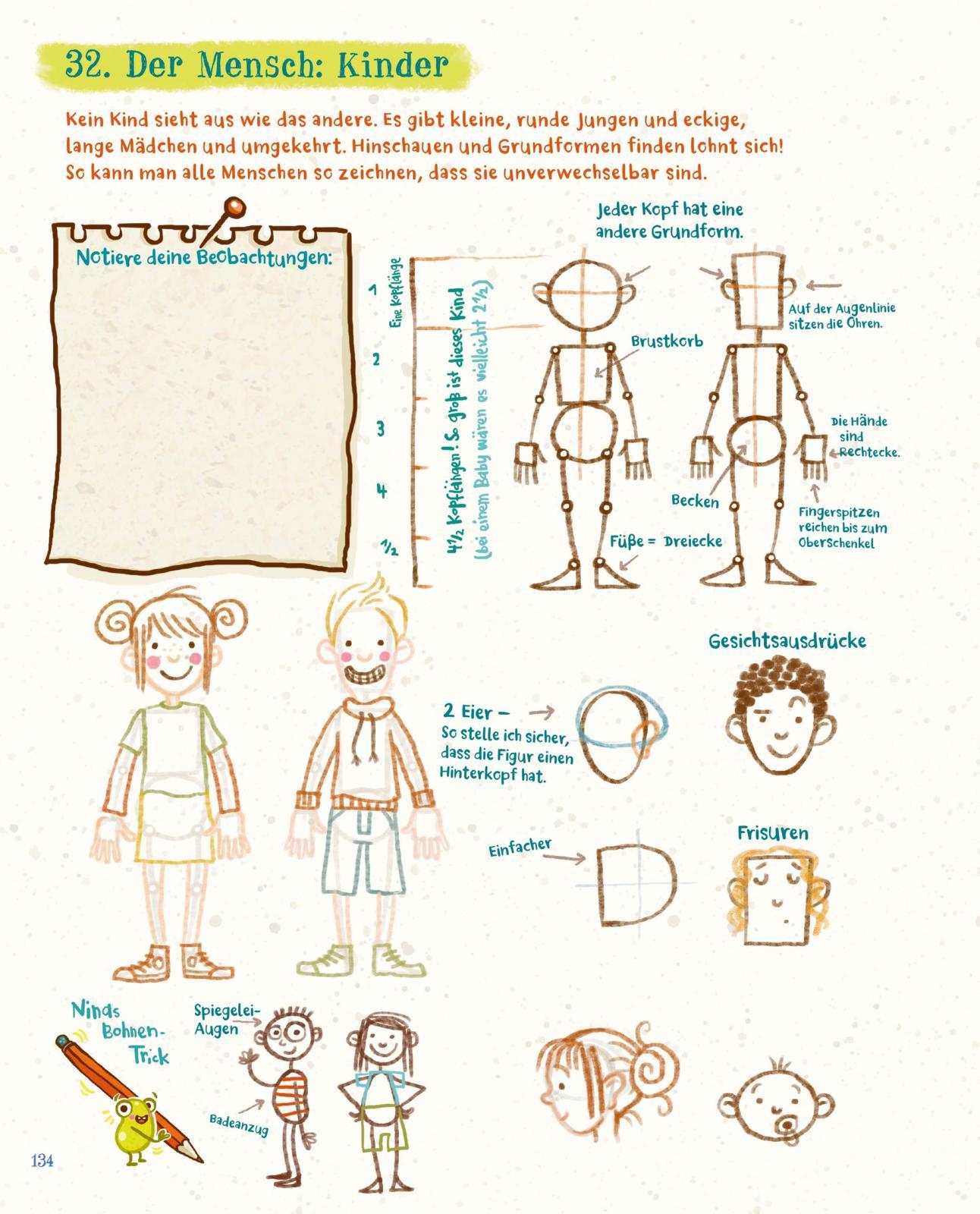 Beispielinhalt (Bild) Die Schule der magischen Tiere: SELBERzeichnen