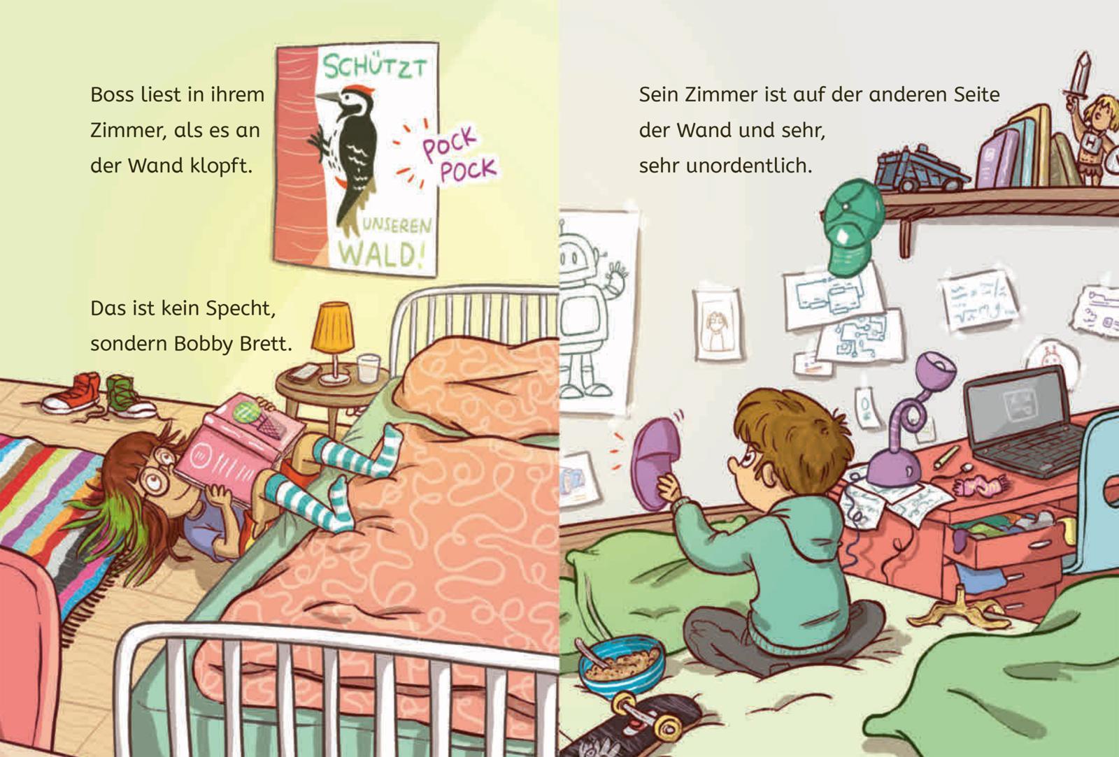 Beispielinhalt (Bild) Bobby und Boss: Freunde im Anflug