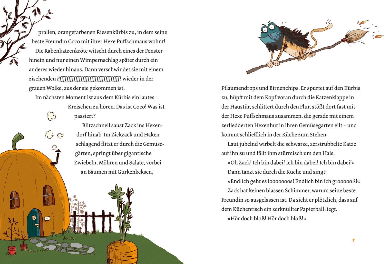 Beispielinhalt (Bild) Coco und Zack: Coco und Zack - Im Internat der Hexentiere.