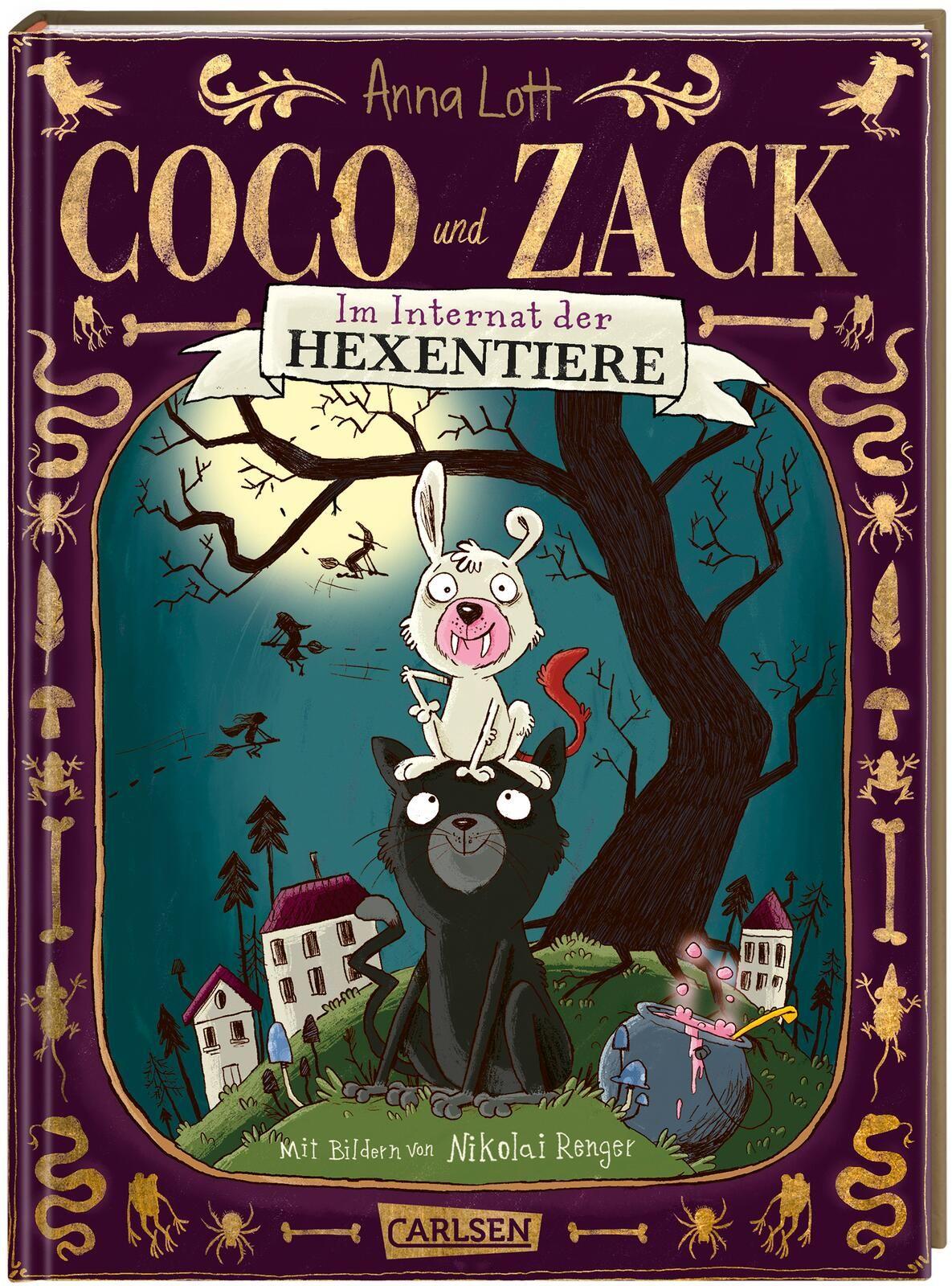 Vorderes Coverbild Coco und Zack: Coco und Zack - Im Internat der Hexentiere.