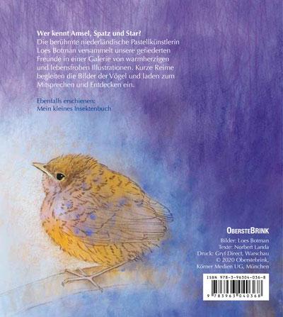Rückseitencover Mein kleines Buch der Vögel