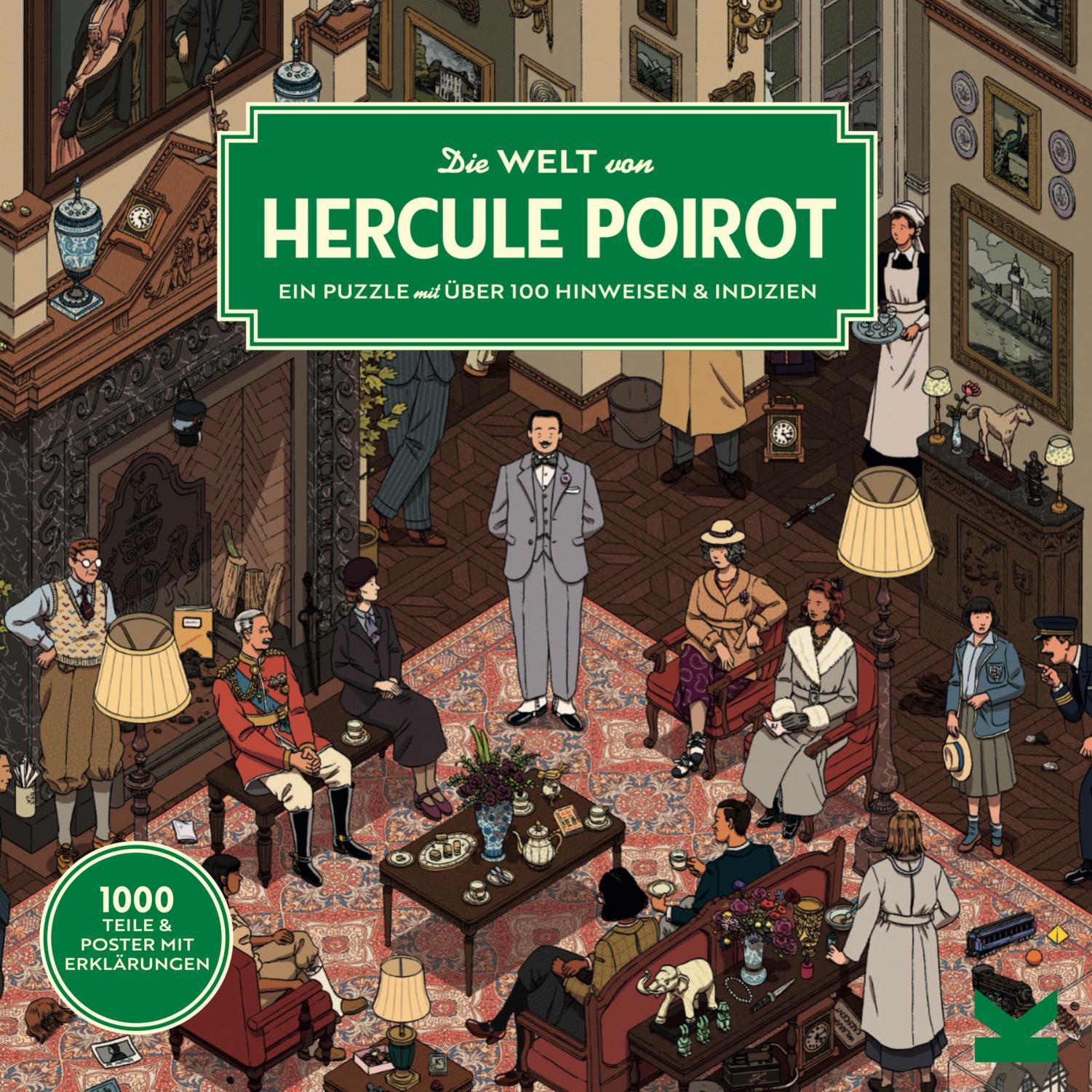 Vorderes Coverbild Die Welt von Hercule Poirot