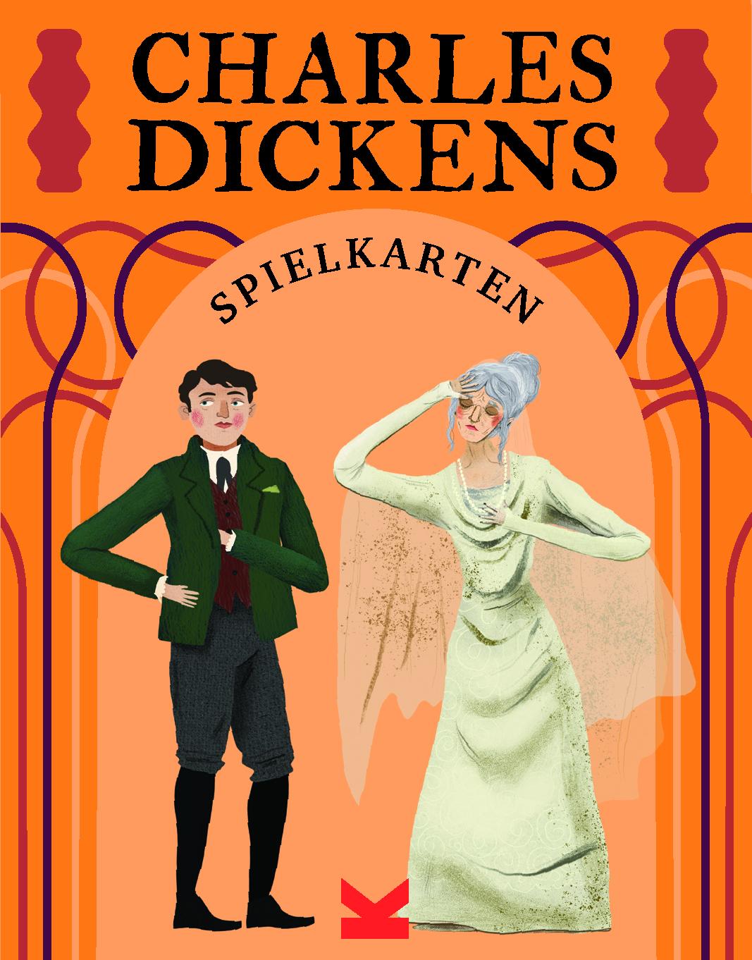 Vorderes Coverbild Charles Dickens Spielkarten