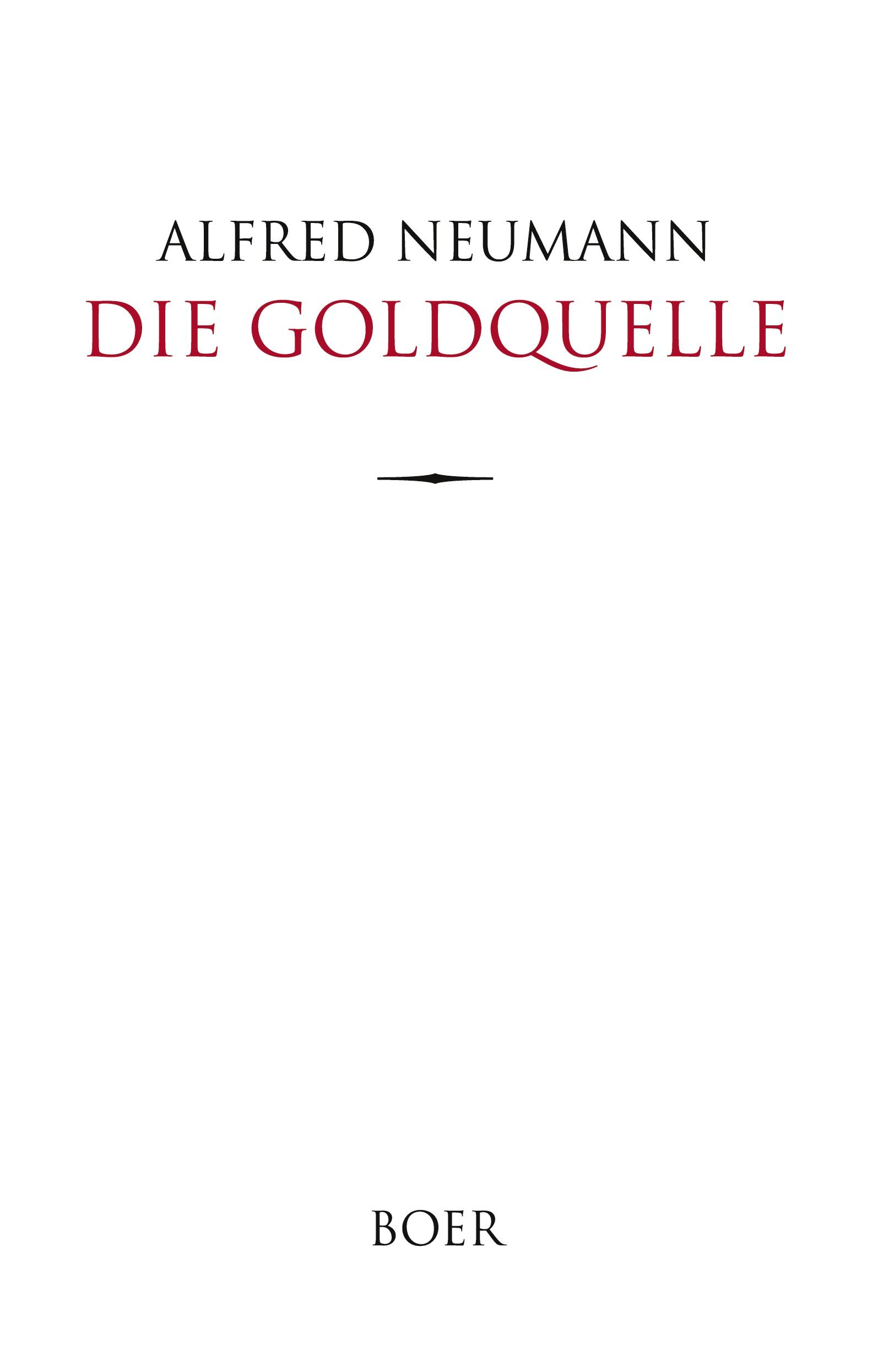 Vorderes Coverbild Die Goldquelle