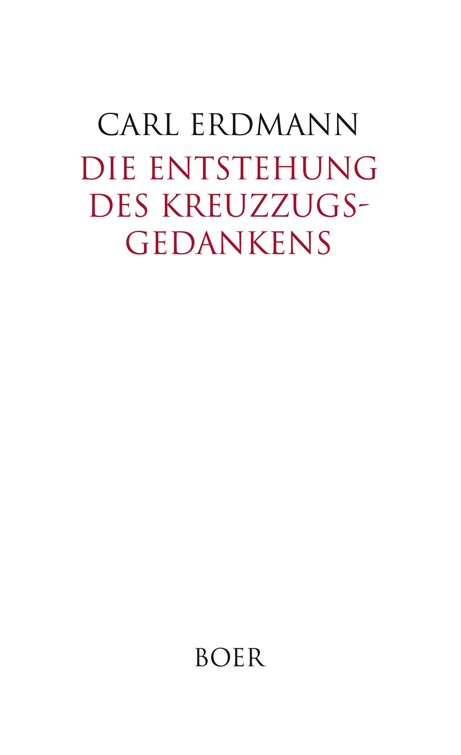 Vorderes Coverbild Die Entstehung des Kreuzzugsgedankens
