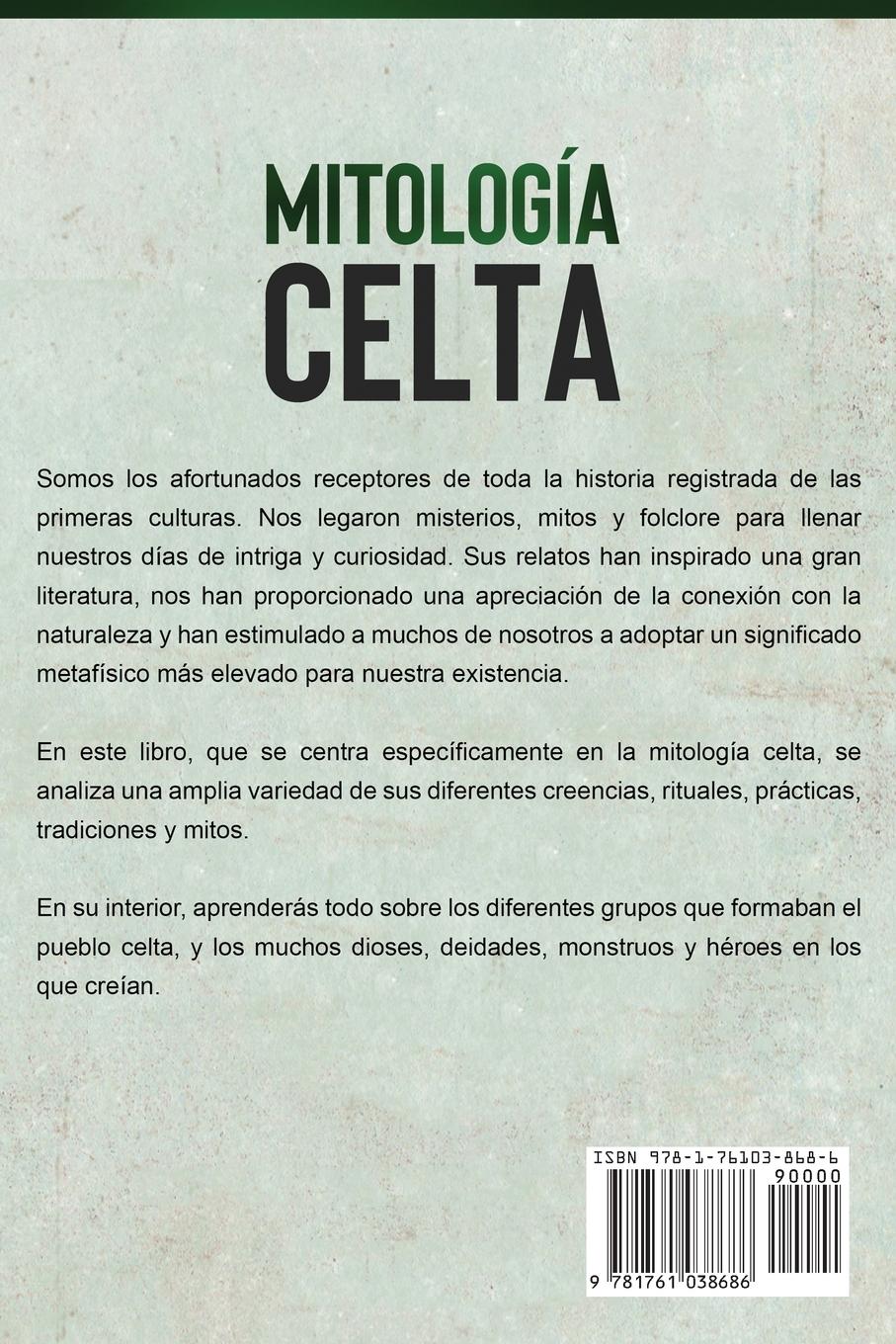 Rückseitencover Mitología Celta