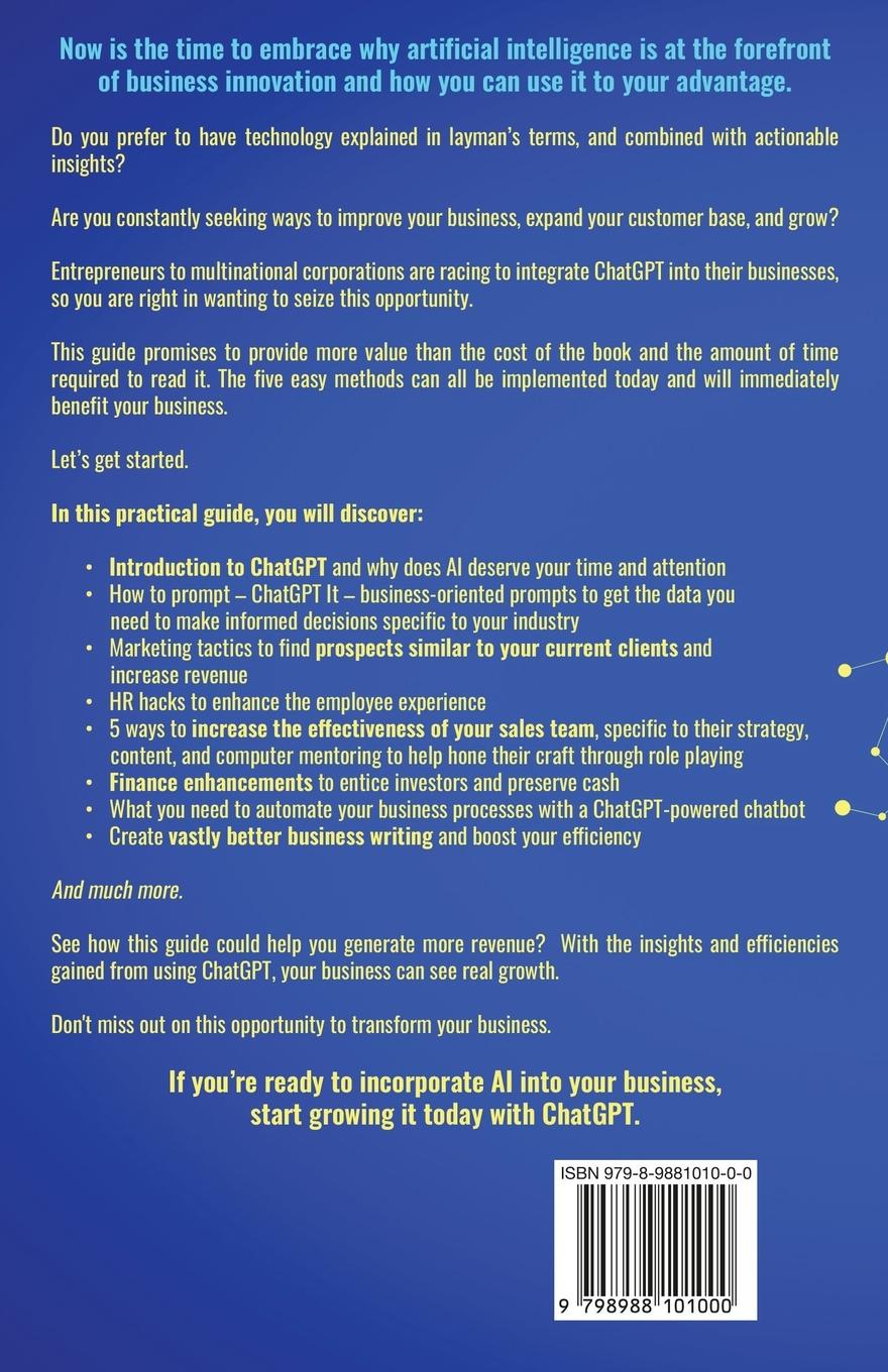 Rückseitencover Grow Your Business with ChatGPT