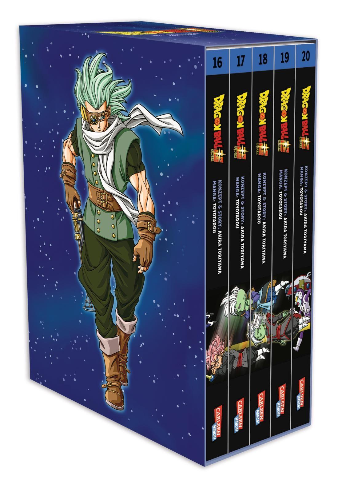 Vorderes Coverbild Dragon Ball Super, Bände 16-20 im Sammelschuber mit Extra
