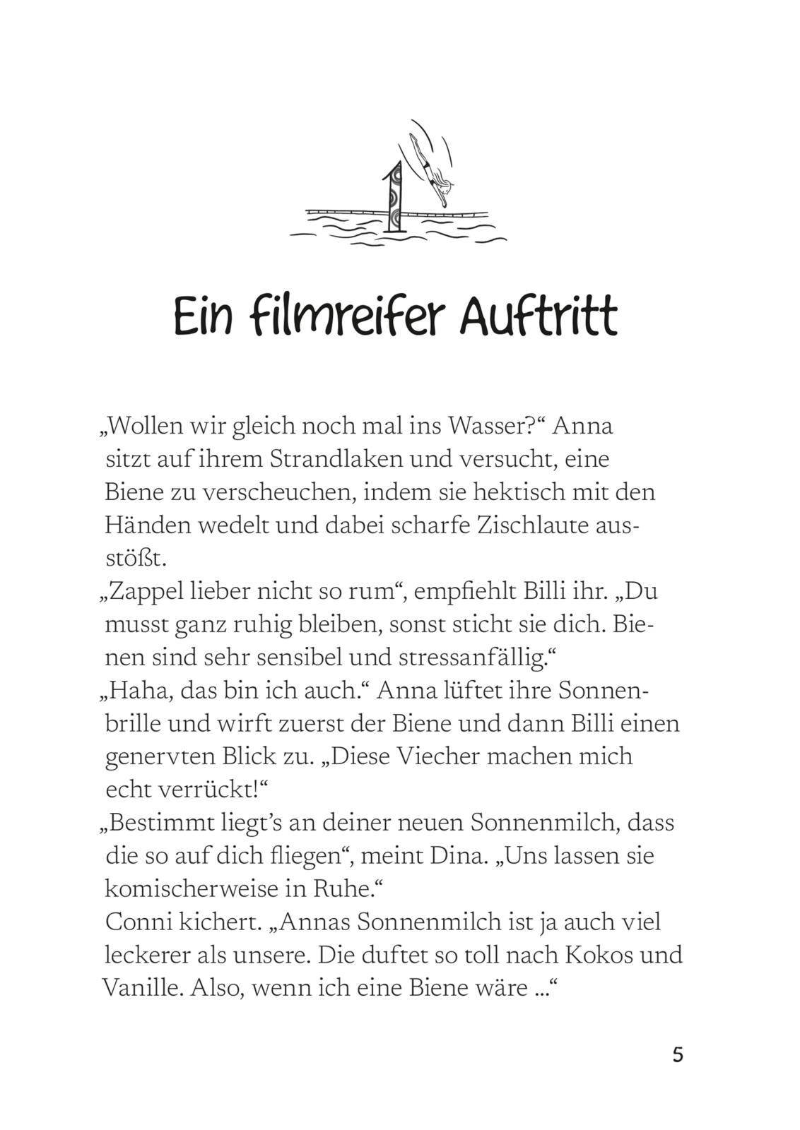 Beispielinhalt (Bild) Conni & Co 7: Conni, Phillip und das Supermädchen
