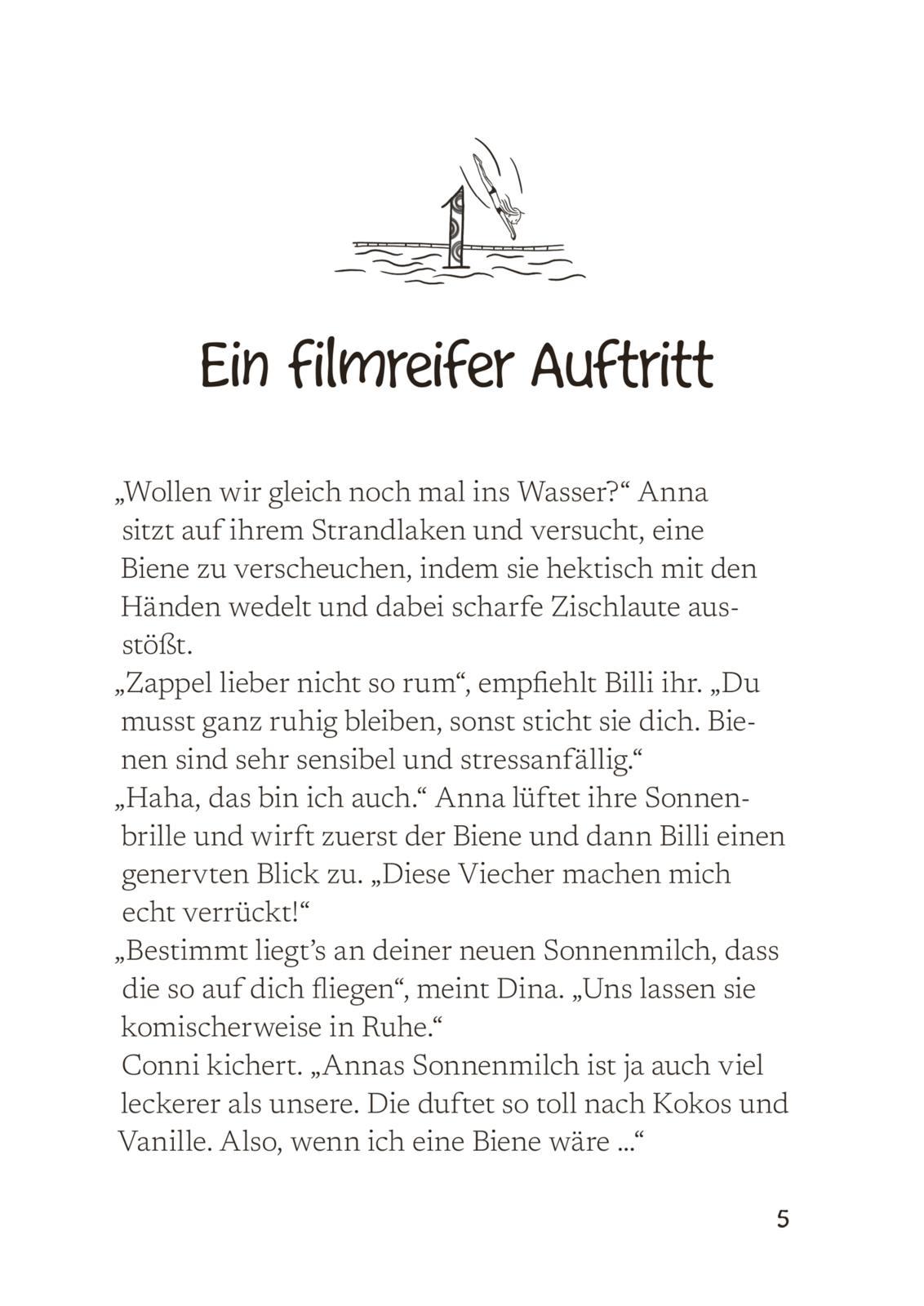 Beispielinhalt (Bild) Conni & Co 7: Conni, Phillip und das Supermädchen