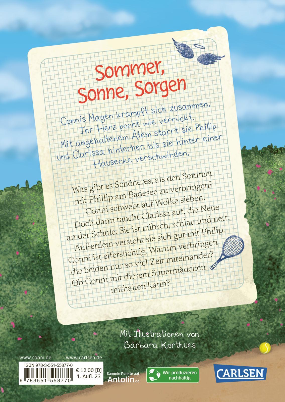 Rückseitencover Conni & Co 7: Conni, Phillip und das Supermädchen