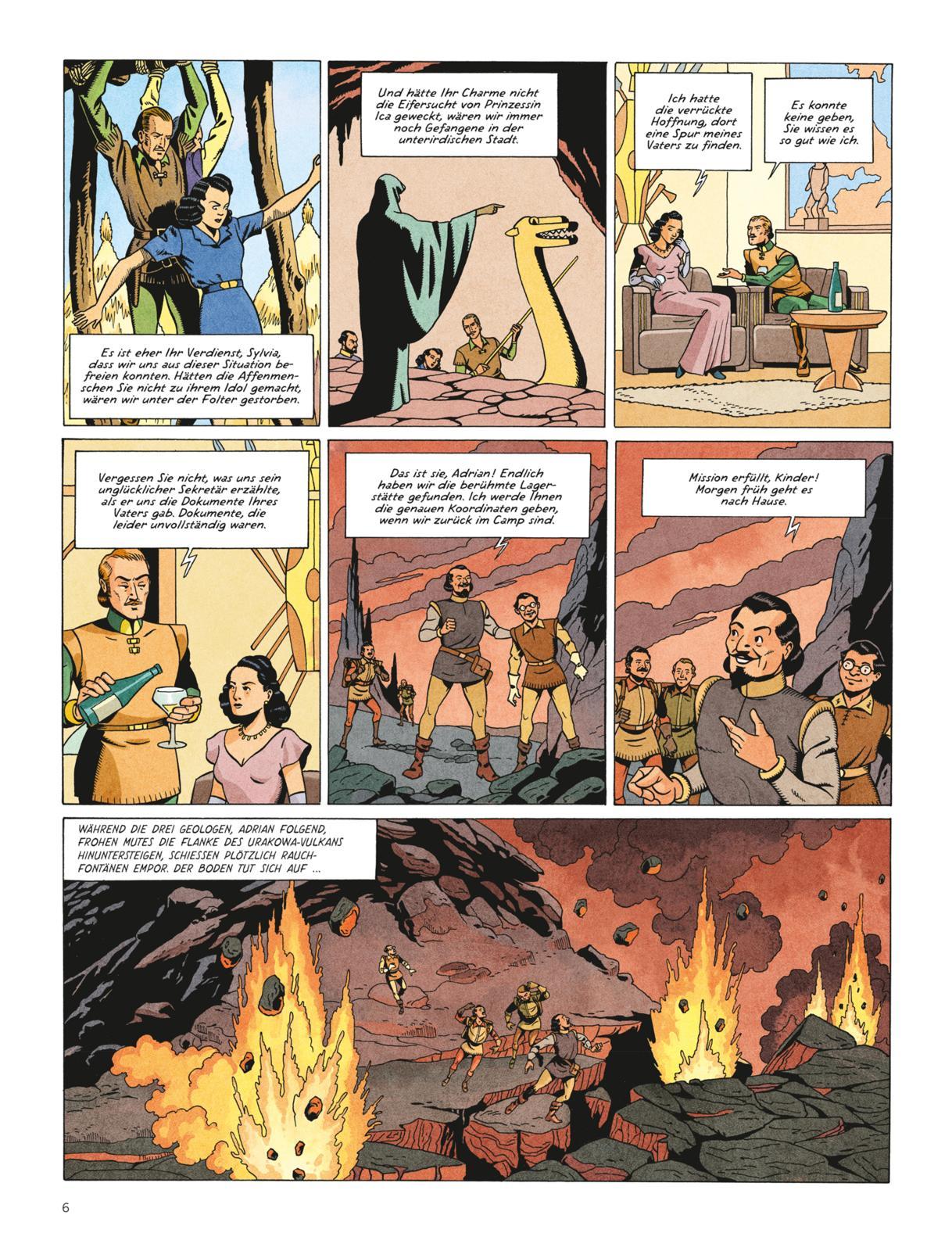 Beispielinhalt (Bild) Blake und Mortimer Spezial 2: Der brennende Pfeil