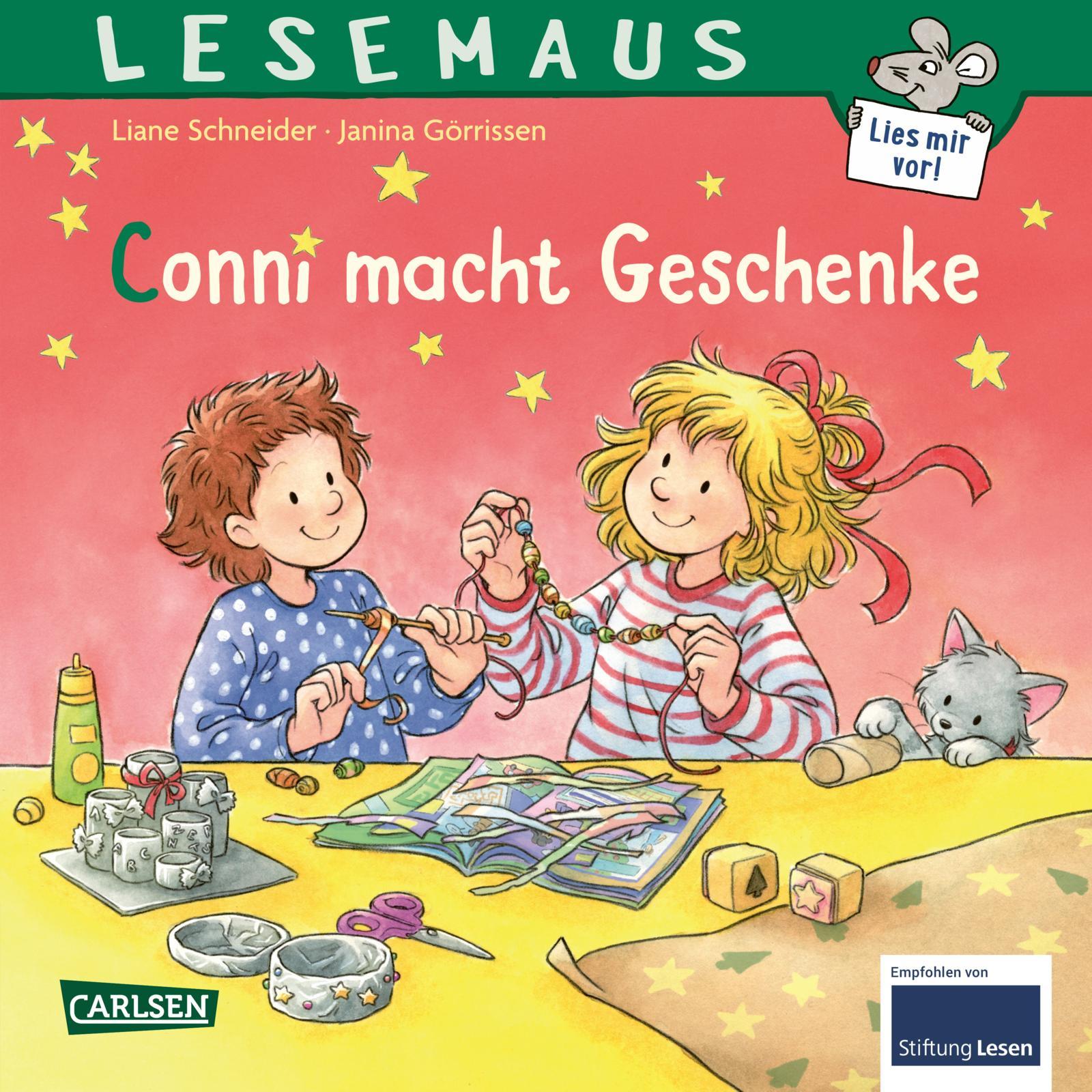Vorderes Coverbild LESEMAUS 131: Conni macht Geschenke
