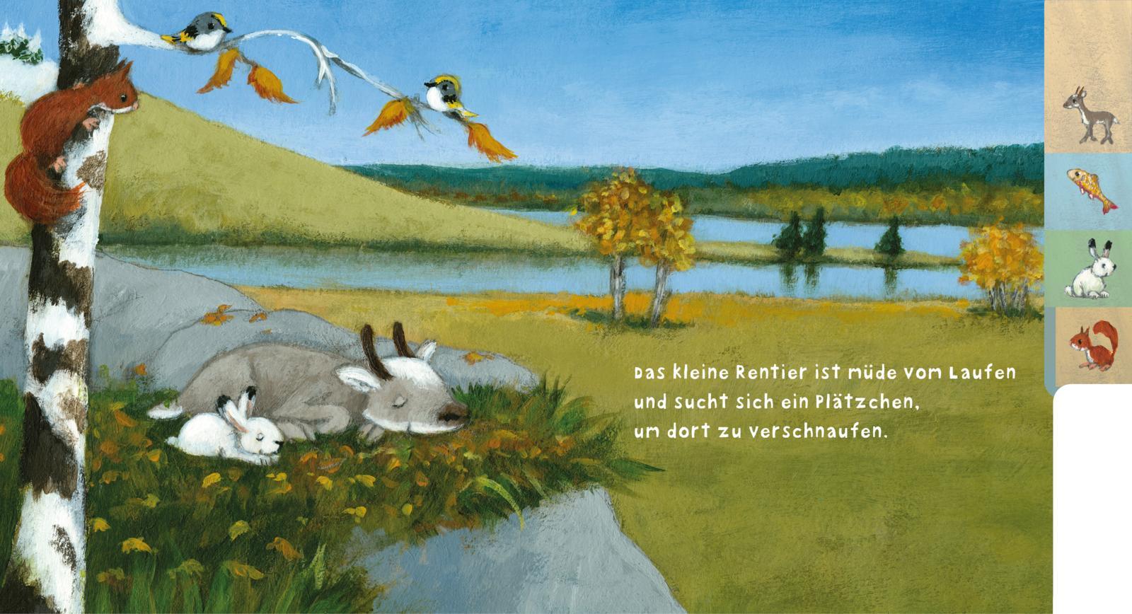Beispielinhalt (Bild) Baby Pixi (unkaputtbar) 122: Das kleine Rentier