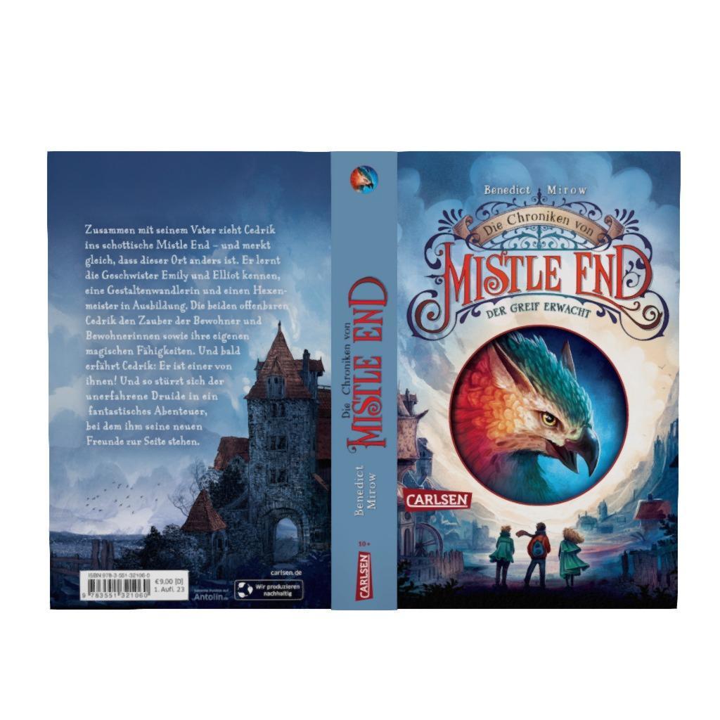 Beispielinhalt (Bild) Die Chroniken von Mistle End 1: Der Greif erwacht